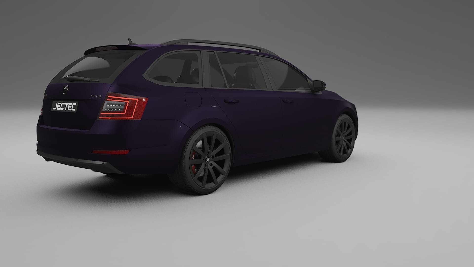 Škoda Octavia combi 5E TPU Lackskyddsfilm | VIOLET Färgskiftande PPF – Komplett Förskuret Kit