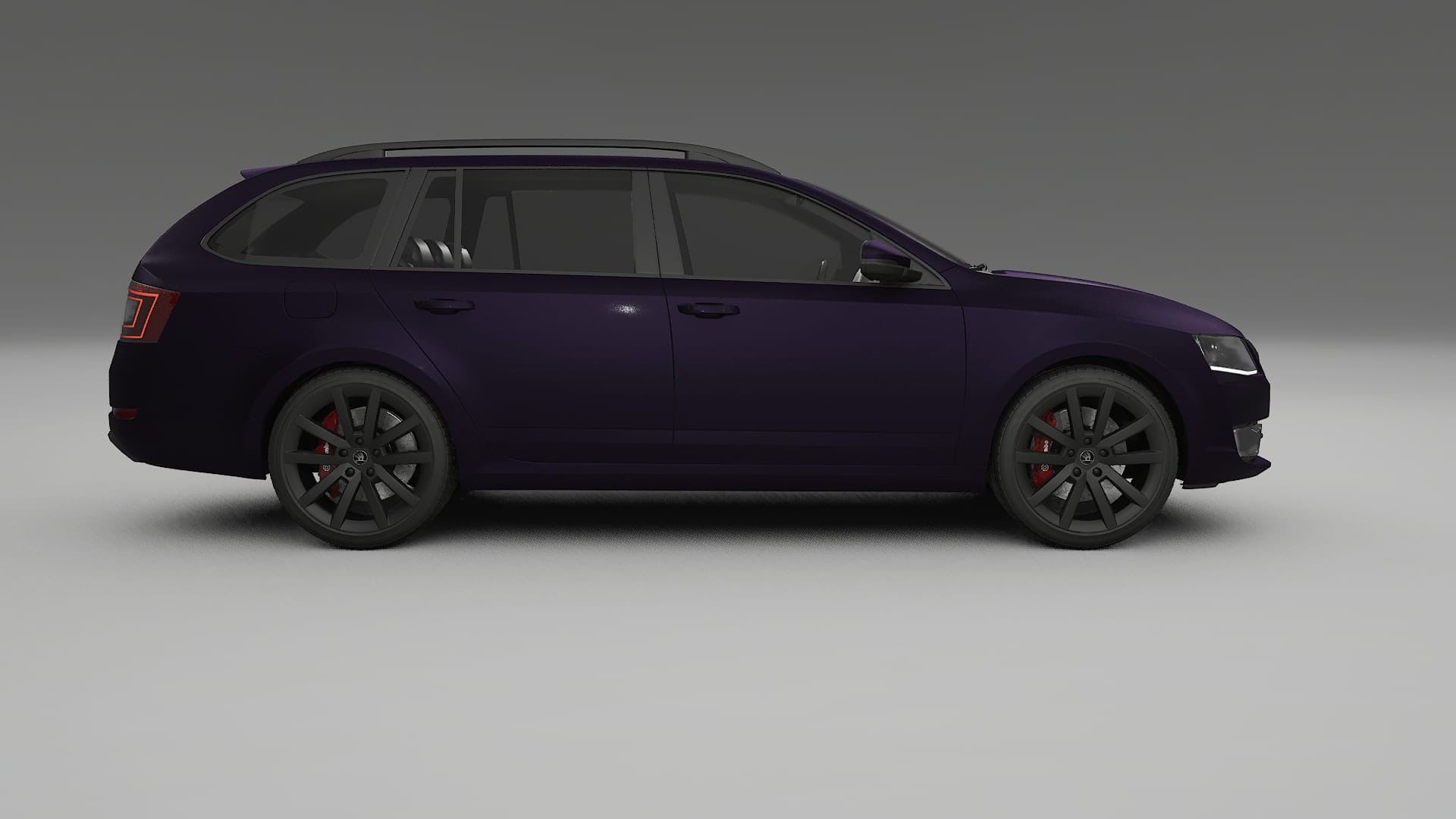 Škoda Octavia combi 5E TPU Lackskyddsfilm | VIOLET Färgskiftande PPF – Komplett Förskuret Kit