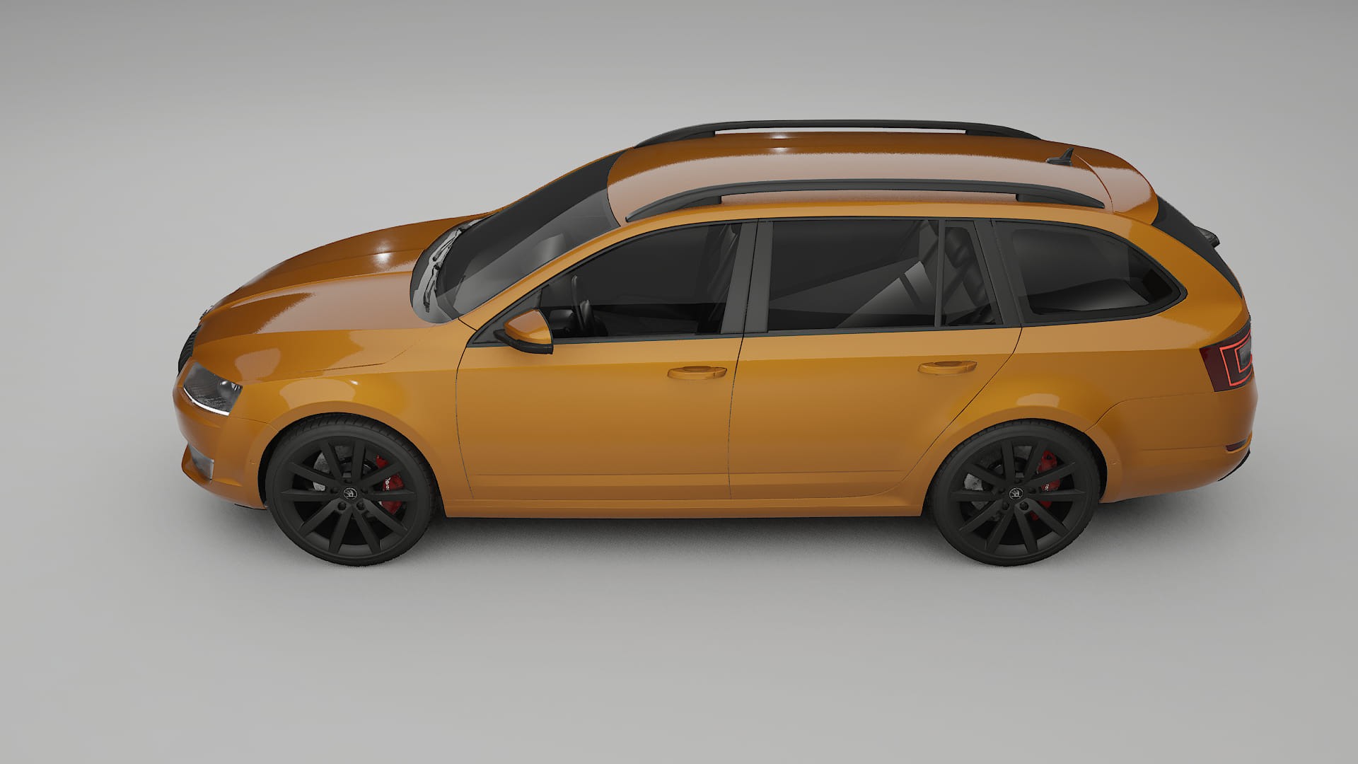 Škoda Octavia combi 5E TPU Lackskyddsfilm | DAISY Färgskiftande PPF – Komplett Förskuret Kit