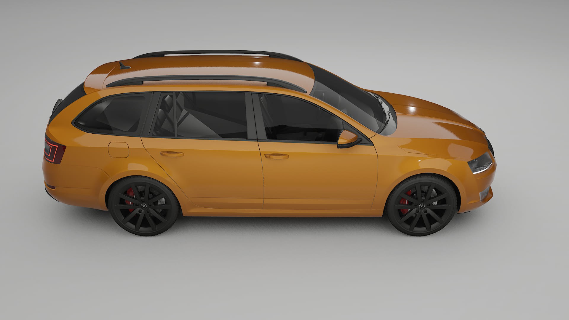 Škoda Octavia combi 5E TPU Lackskyddsfilm | DAISY Färgskiftande PPF – Komplett Förskuret Kit