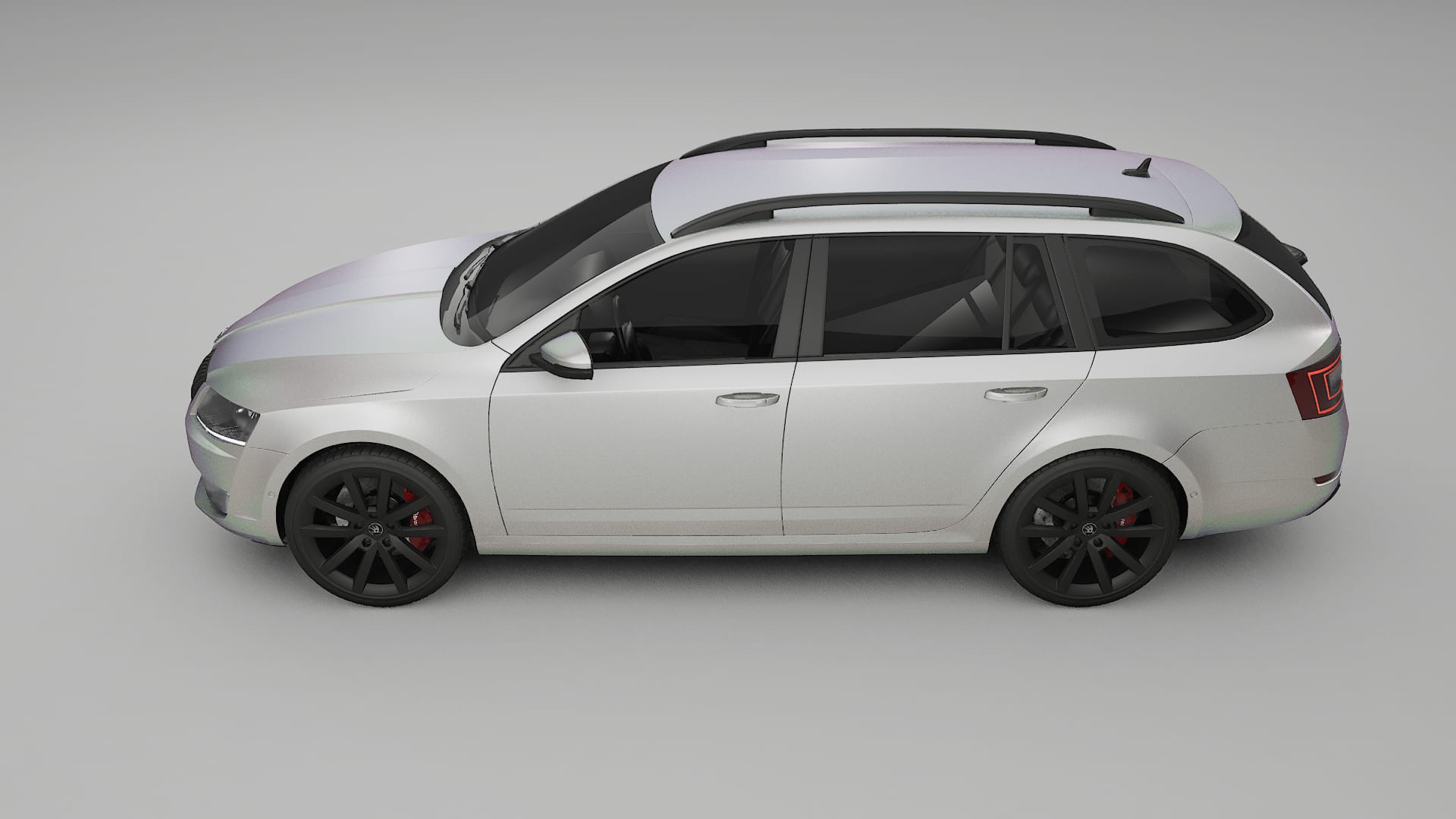 Škoda Octavia combi 5E TPU Lackskyddsfilm | NEBULA Färgskiftande PPF – Komplett Förskuret Kit