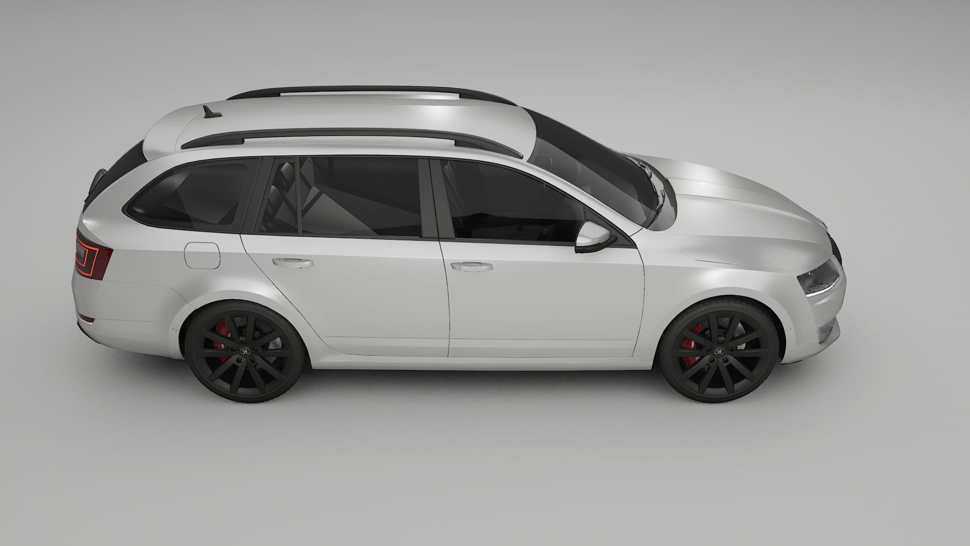 Škoda Octavia combi 5E TPU Lackskyddsfilm | OPAL Färgskiftande PPF – Komplett Förskuret Kit