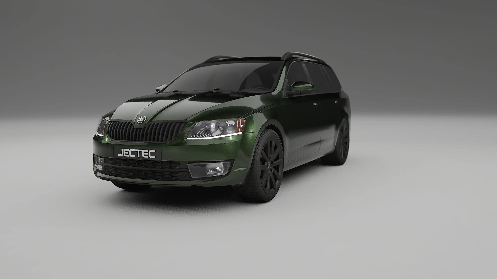 Škoda Octavia combi 5E TPU Lackskyddsfilm | LAGOON Färgskiftande PPF – Komplett Förskuret Kit