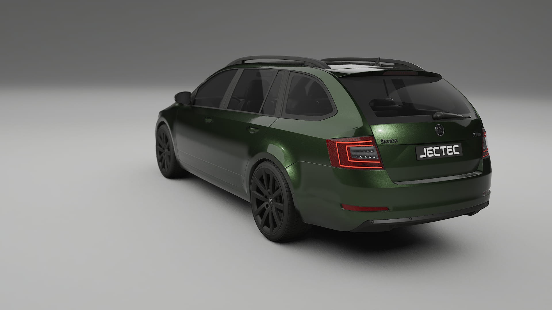 Škoda Octavia combi 5E TPU Lackskyddsfilm | LAGOON Färgskiftande PPF – Komplett Förskuret Kit