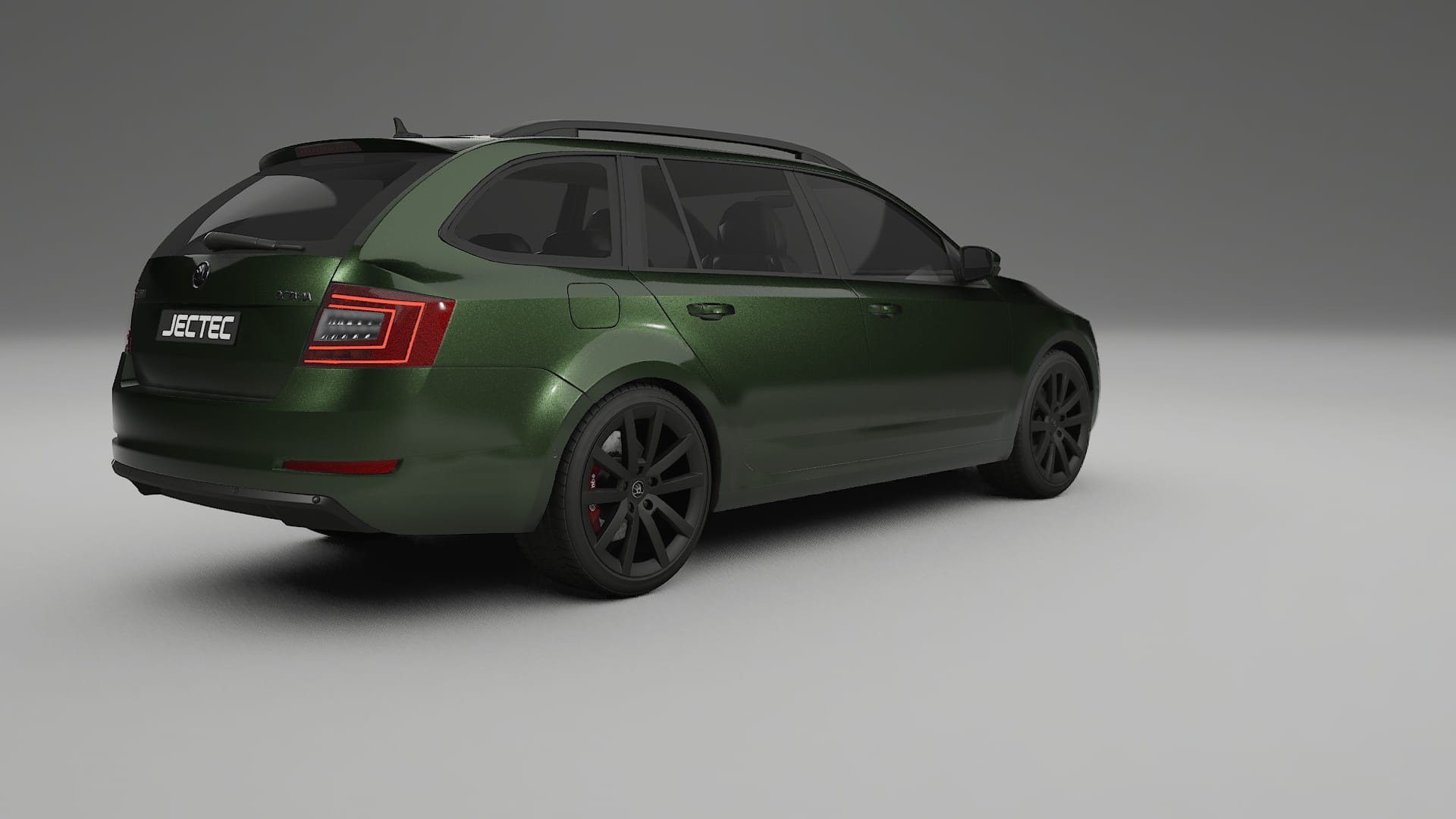 Škoda Octavia combi 5E TPU Lackskyddsfilm | LAGOON Färgskiftande PPF – Komplett Förskuret Kit