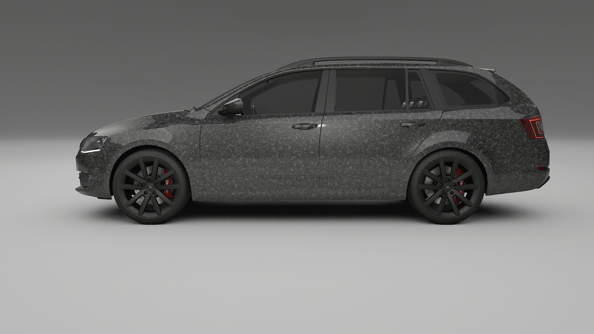 Škoda Octavia combi 5E TPU Lackskyddsfilm | FORGED S Färgskiftande PPF – Komplett Förskuret Kit