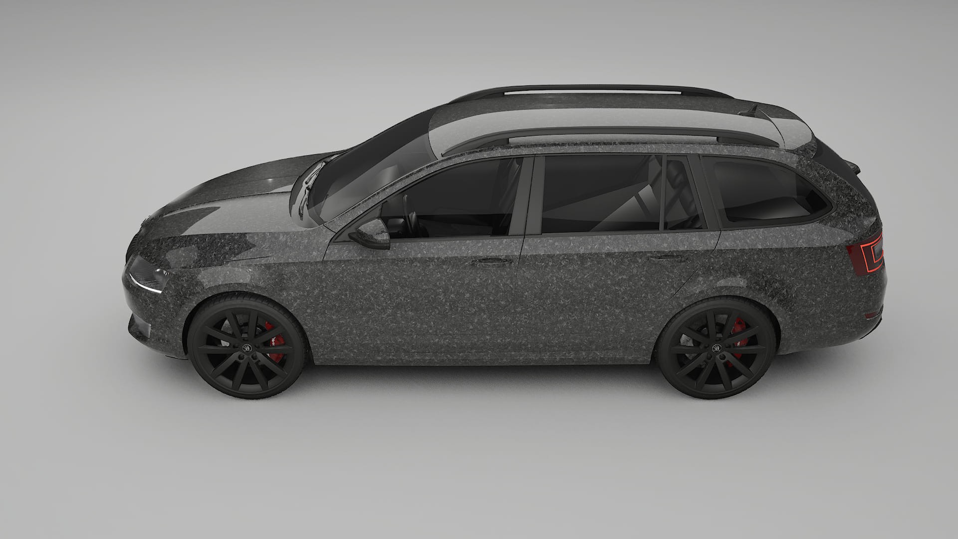 Škoda Octavia combi 5E TPU Lackskyddsfilm | FORGED S Färgskiftande PPF – Komplett Förskuret Kit