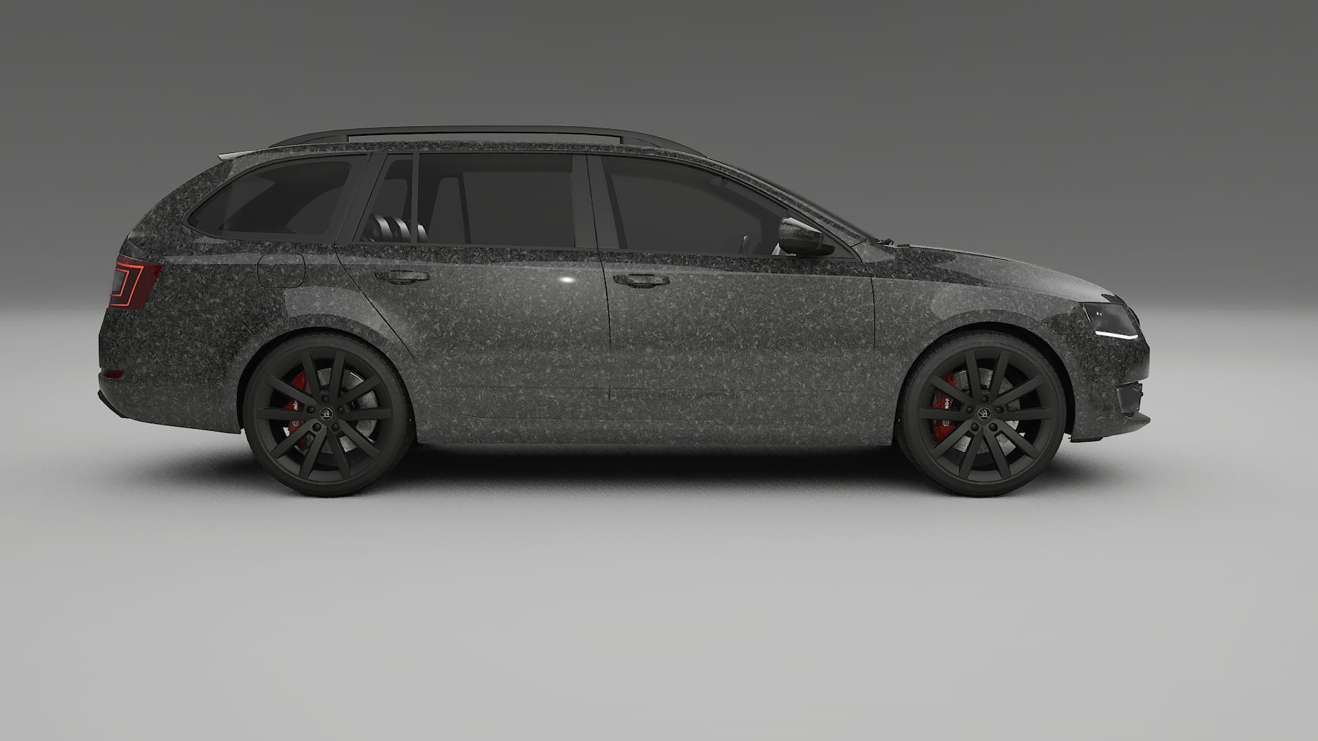 Škoda Octavia combi 5E TPU Lackskyddsfilm | FORGED S Färgskiftande PPF – Komplett Förskuret Kit