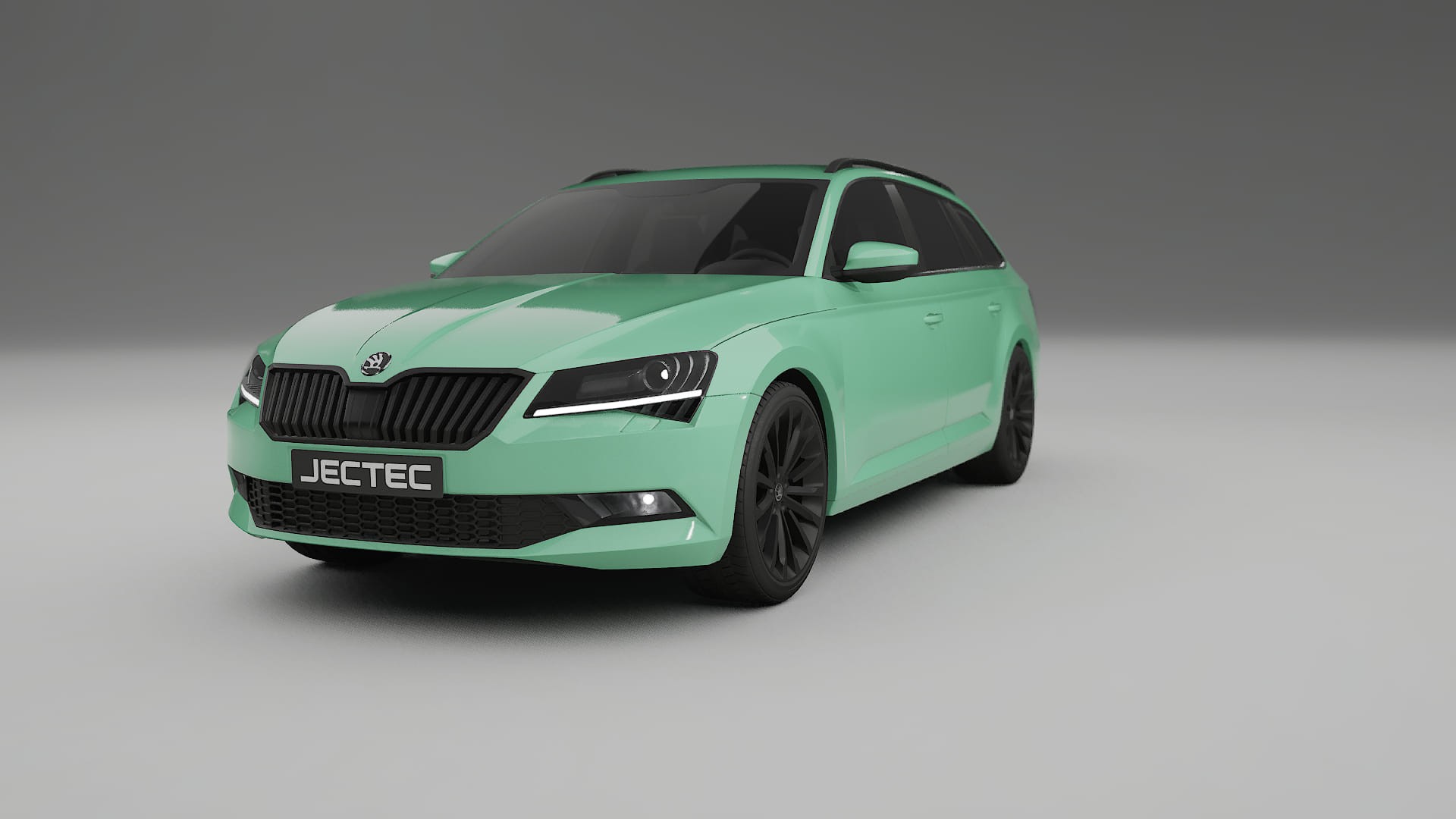 Škoda Superb B8 TPU Lackskyddsfilm | DUSTY Färgskiftande PPF – Komplett Förskuret Kit