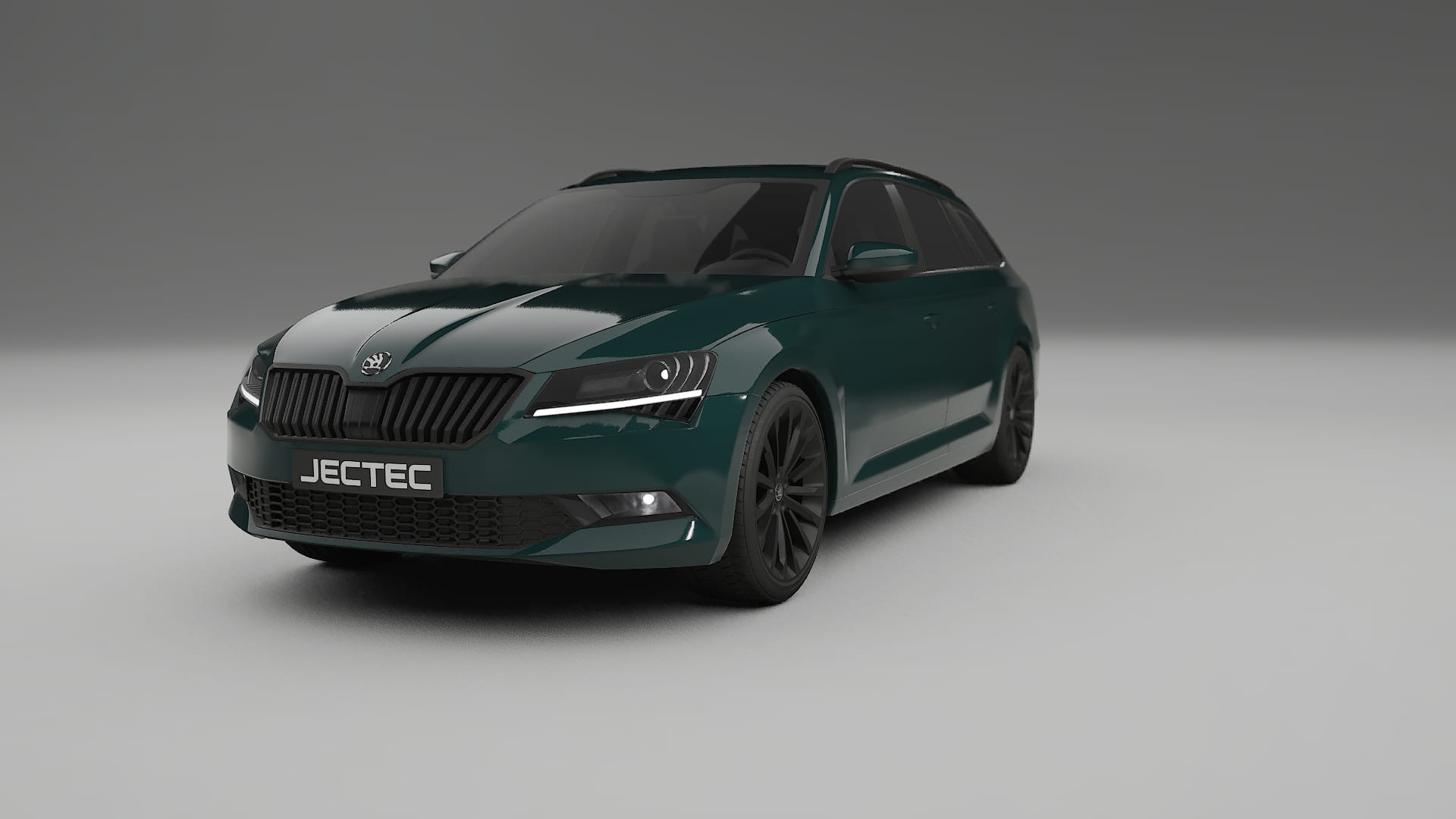 Škoda Superb B8 TPU Lackskyddsfilm | INFERNO Färgskiftande PPF – Komplett Förskuret Kit
