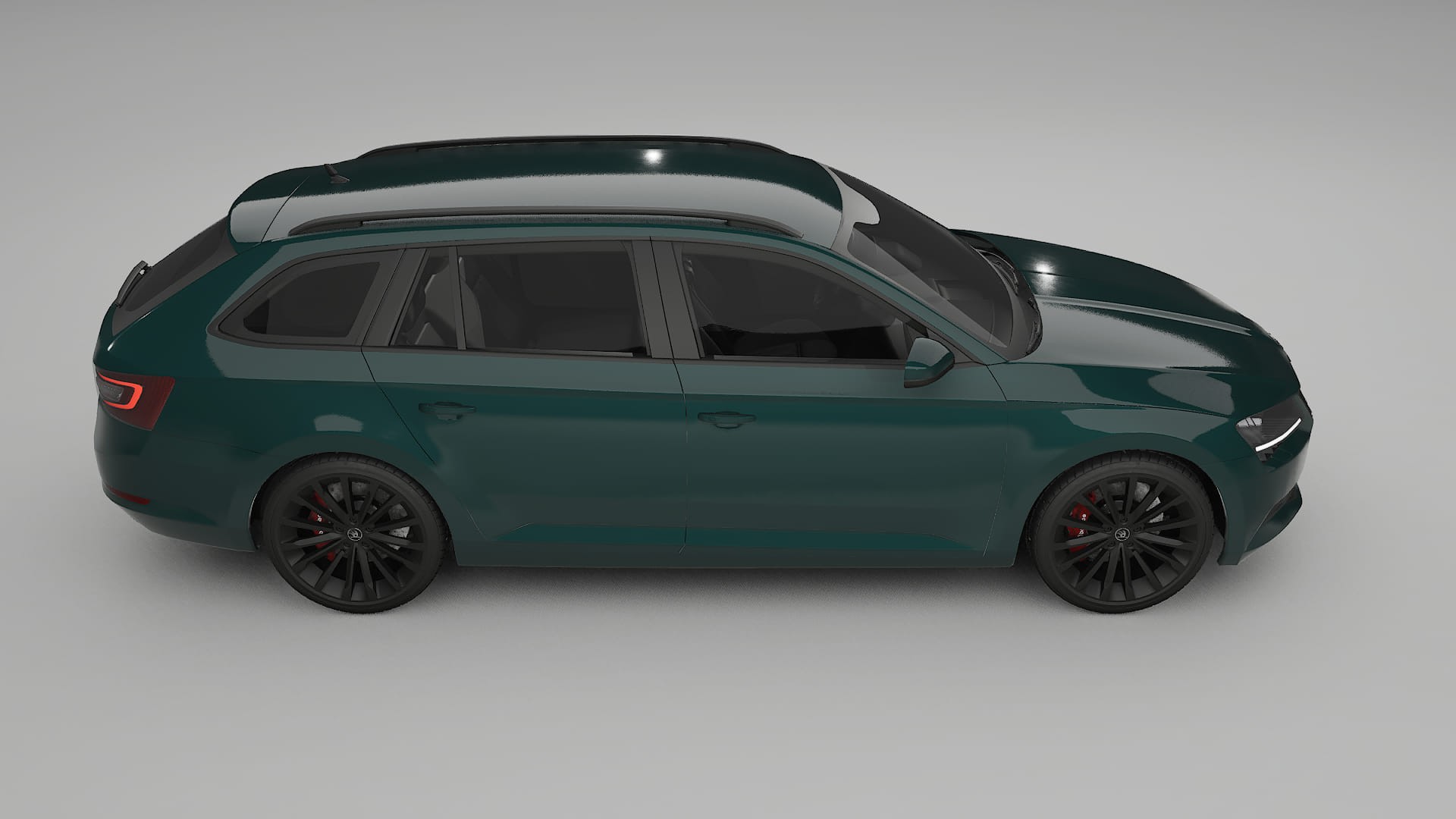 Škoda Superb B8 TPU Lackskyddsfilm | INFERNO Färgskiftande PPF – Komplett Förskuret Kit