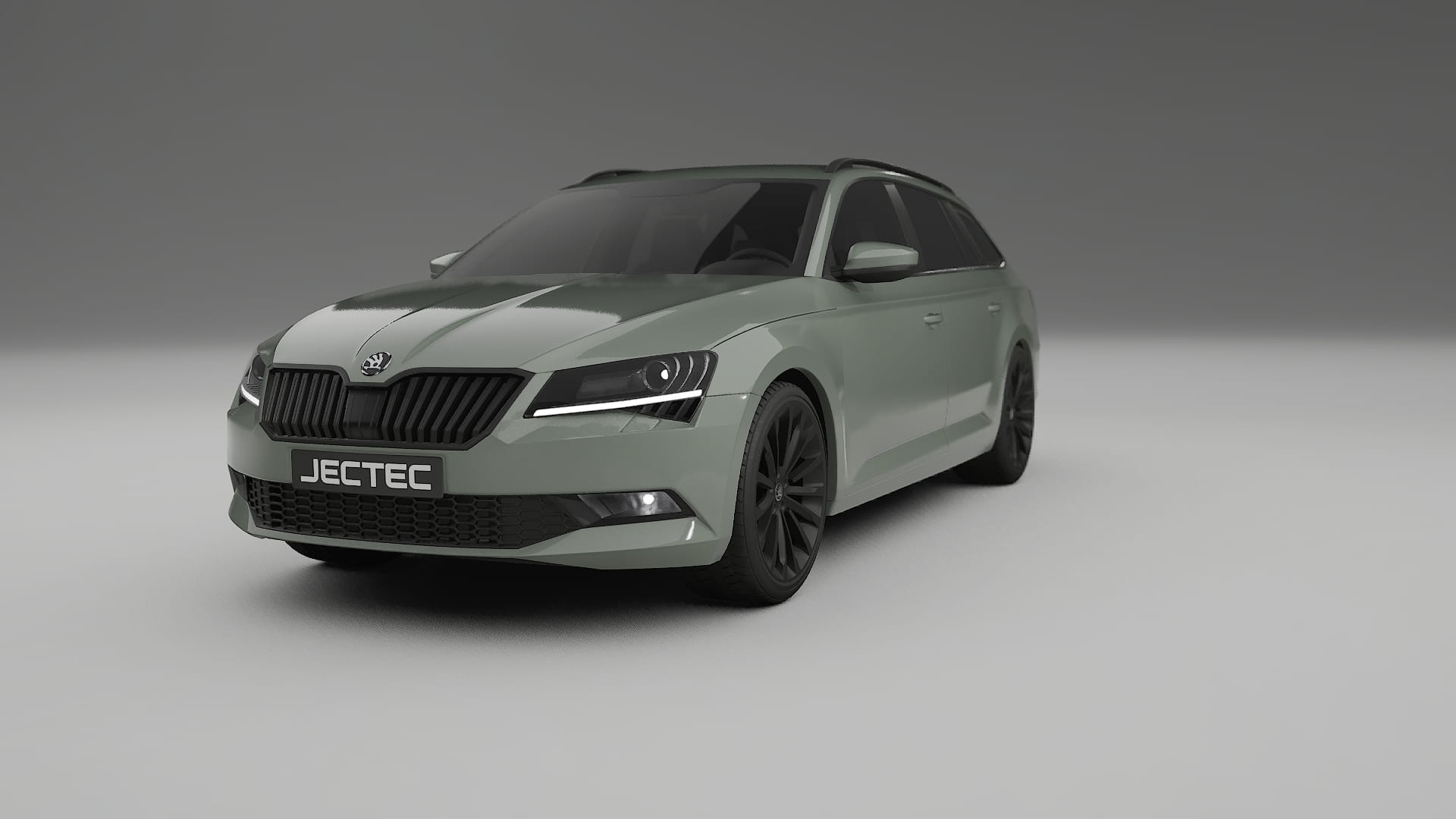 Škoda Superb B8 TPU Lackskyddsfilm | SLATE Färgskiftande PPF – Komplett Förskuret Kit