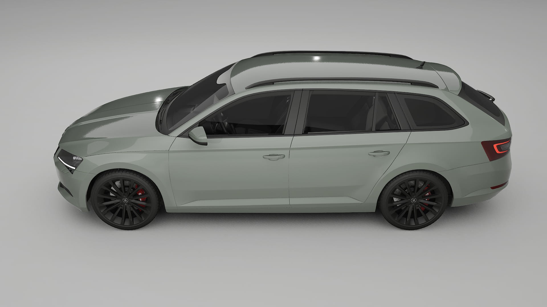 Škoda Superb B8 TPU Lackskyddsfilm | SLATE Färgskiftande PPF – Komplett Förskuret Kit