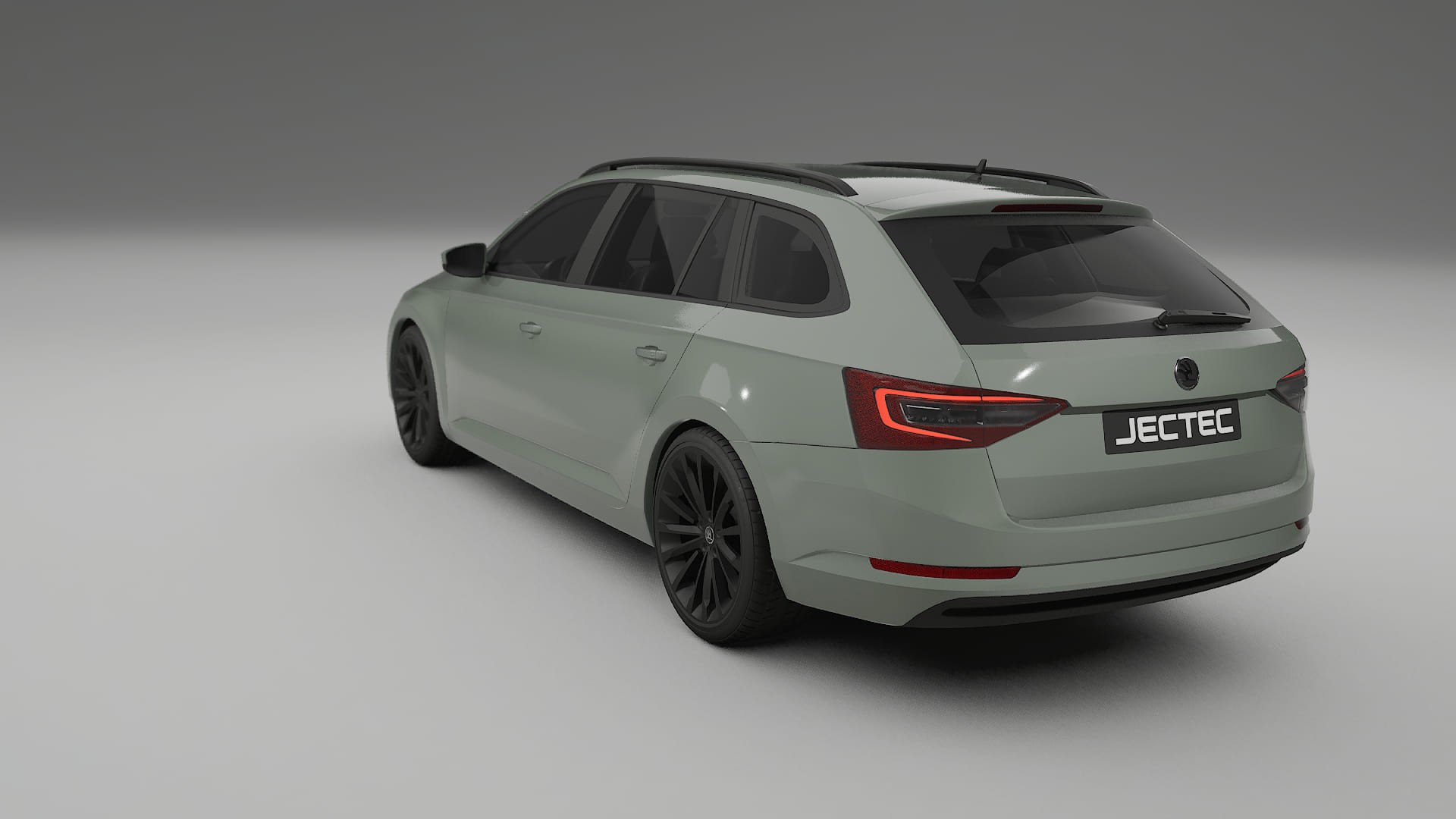 Škoda Superb B8 TPU Lackskyddsfilm | SLATE Färgskiftande PPF – Komplett Förskuret Kit