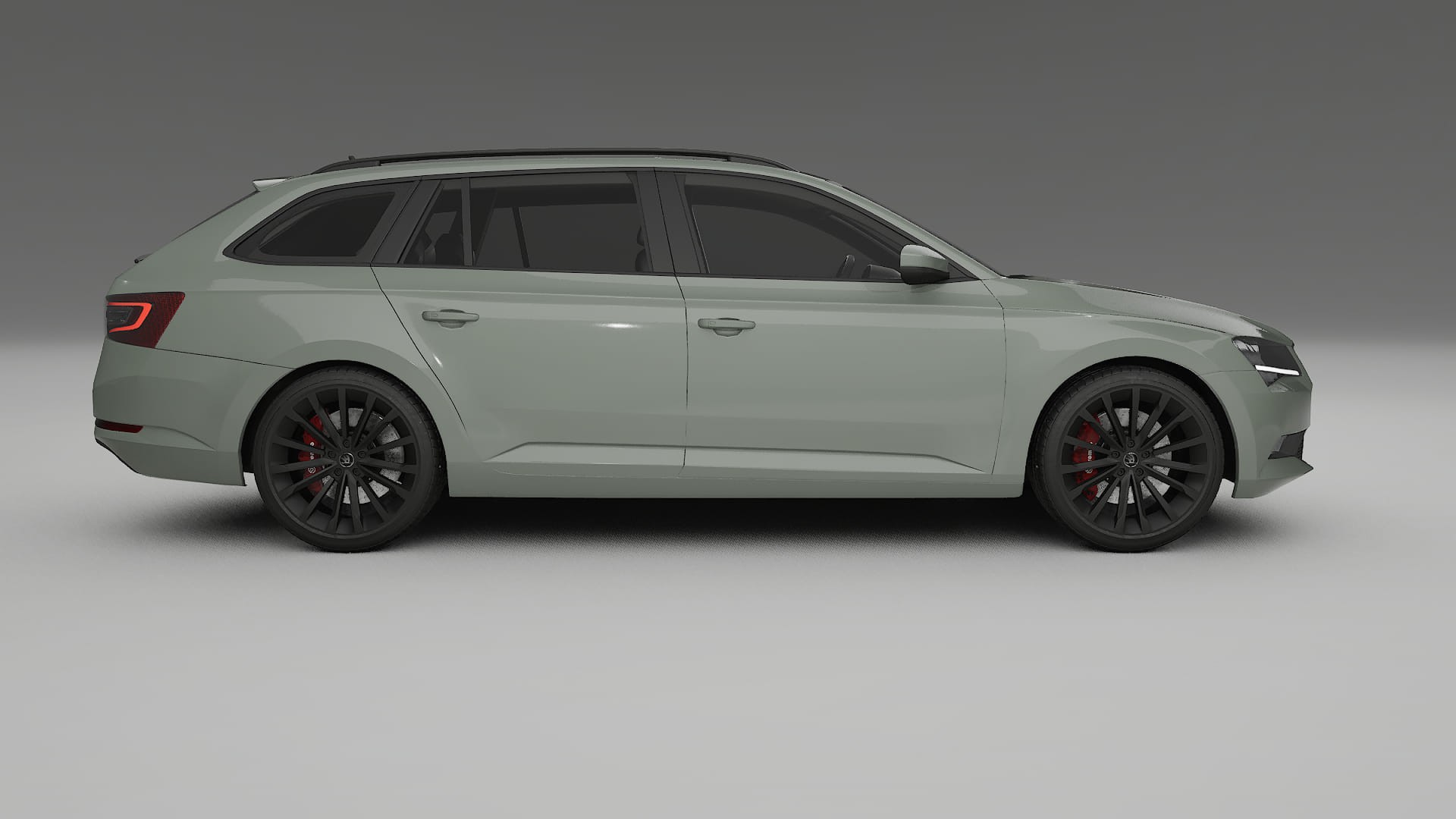 Škoda Superb B8 TPU Lackskyddsfilm | SLATE Färgskiftande PPF – Komplett Förskuret Kit