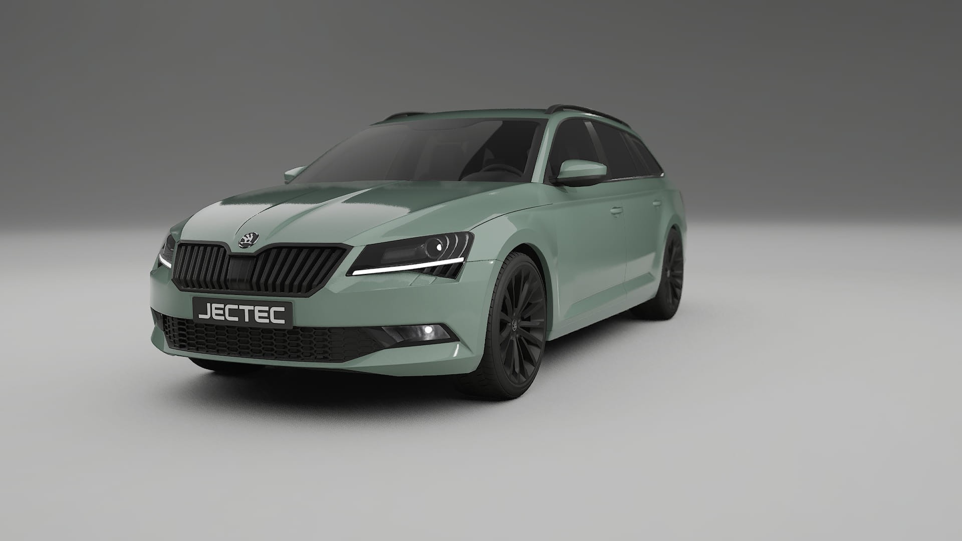 Škoda Superb B8 TPU Lackskyddsfilm | CINDER Färgskiftande PPF – Komplett Förskuret Kit