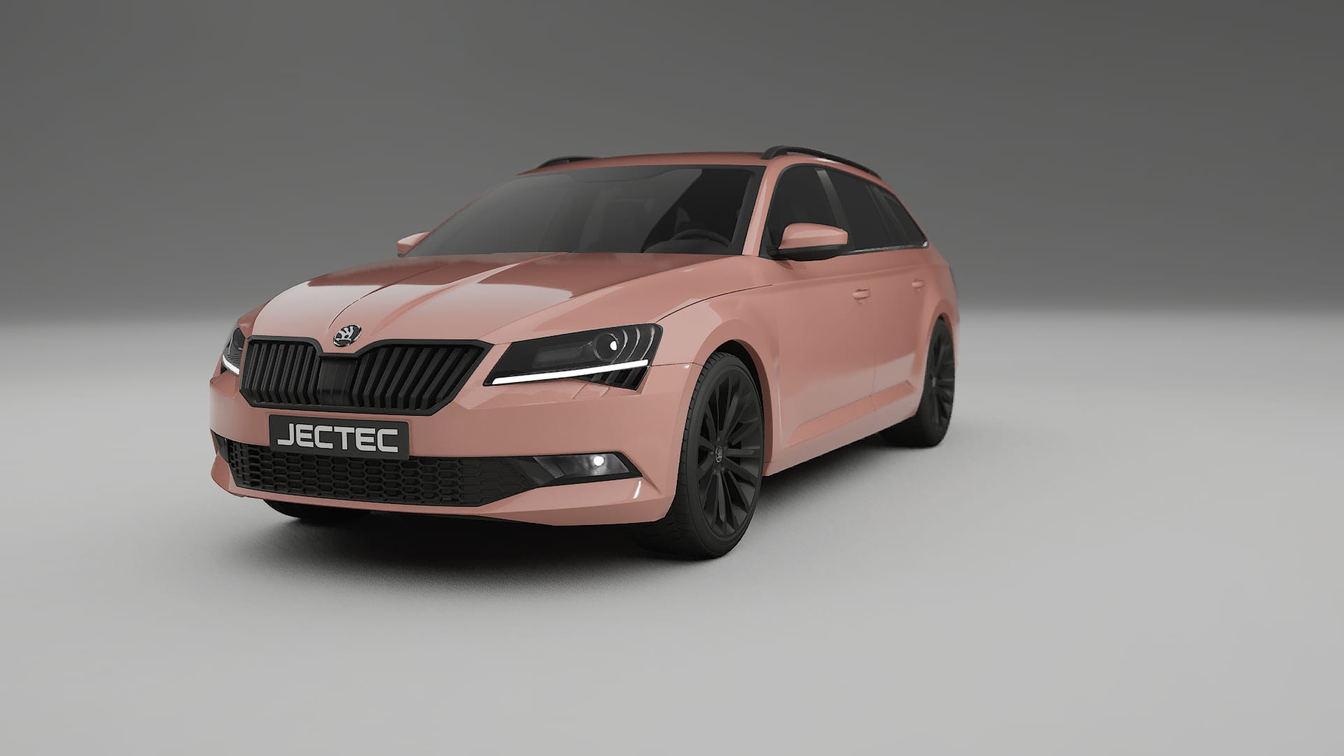 Škoda Superb B8 TPU Lackskyddsfilm | BLUSH Färgskiftande PPF – Komplett Förskuret Kit