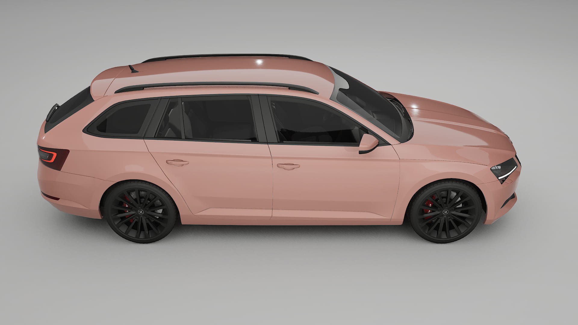 Škoda Superb B8 TPU Lackskyddsfilm | BLUSH Färgskiftande PPF – Komplett Förskuret Kit