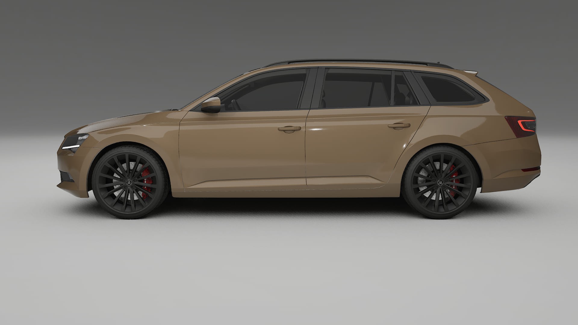 Škoda Superb B8 TPU Lackskyddsfilm | SAHARA Färgskiftande PPF – Komplett Förskuret Kit