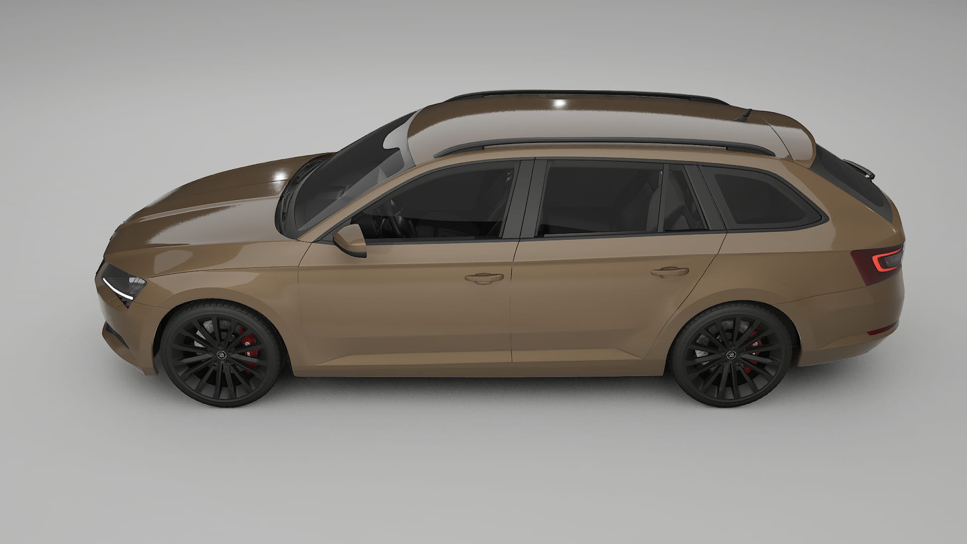 Škoda Superb B8 TPU Lackskyddsfilm | SAHARA Färgskiftande PPF – Komplett Förskuret Kit