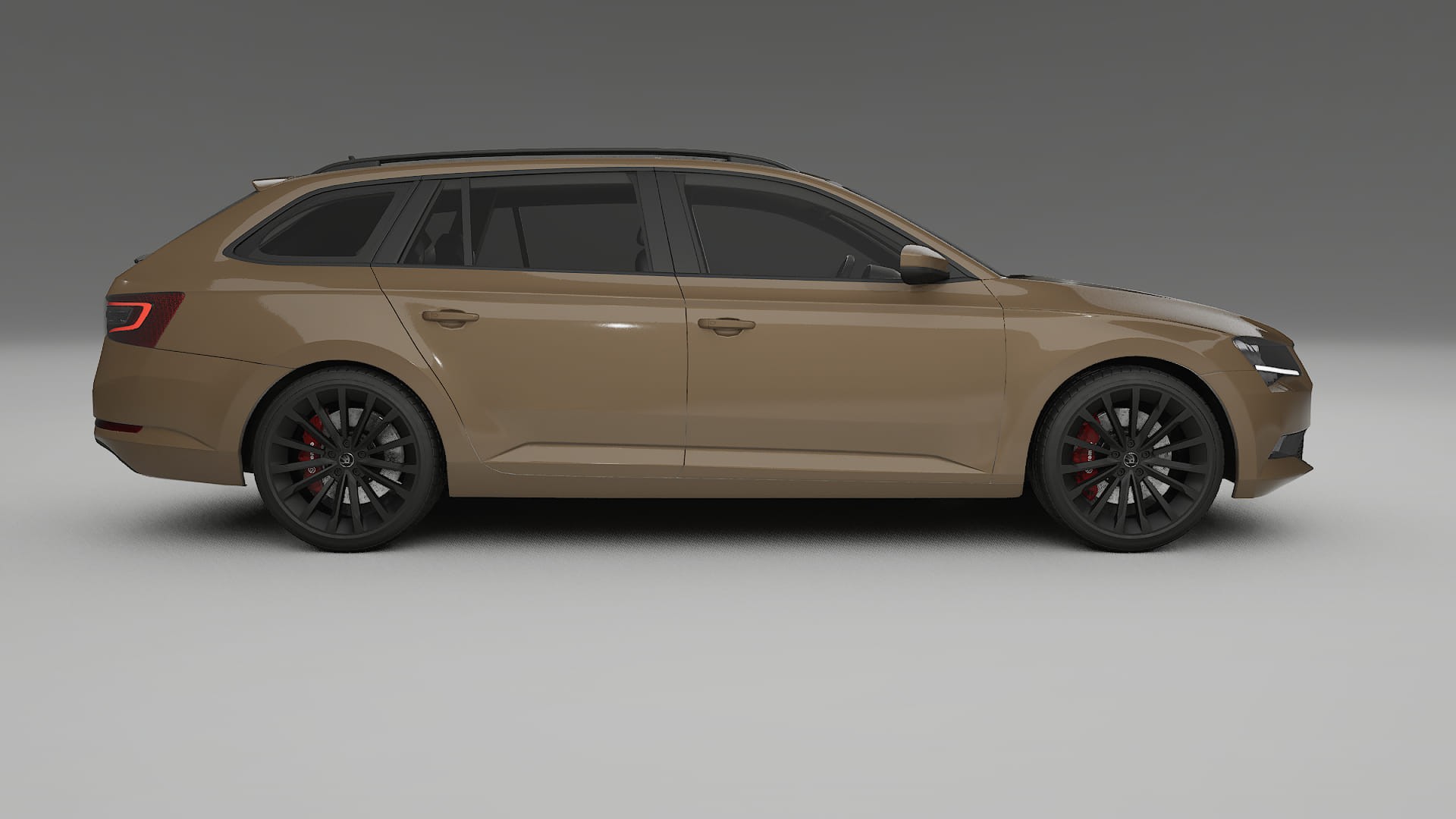 Škoda Superb B8 TPU Lackskyddsfilm | SAHARA Färgskiftande PPF – Komplett Förskuret Kit