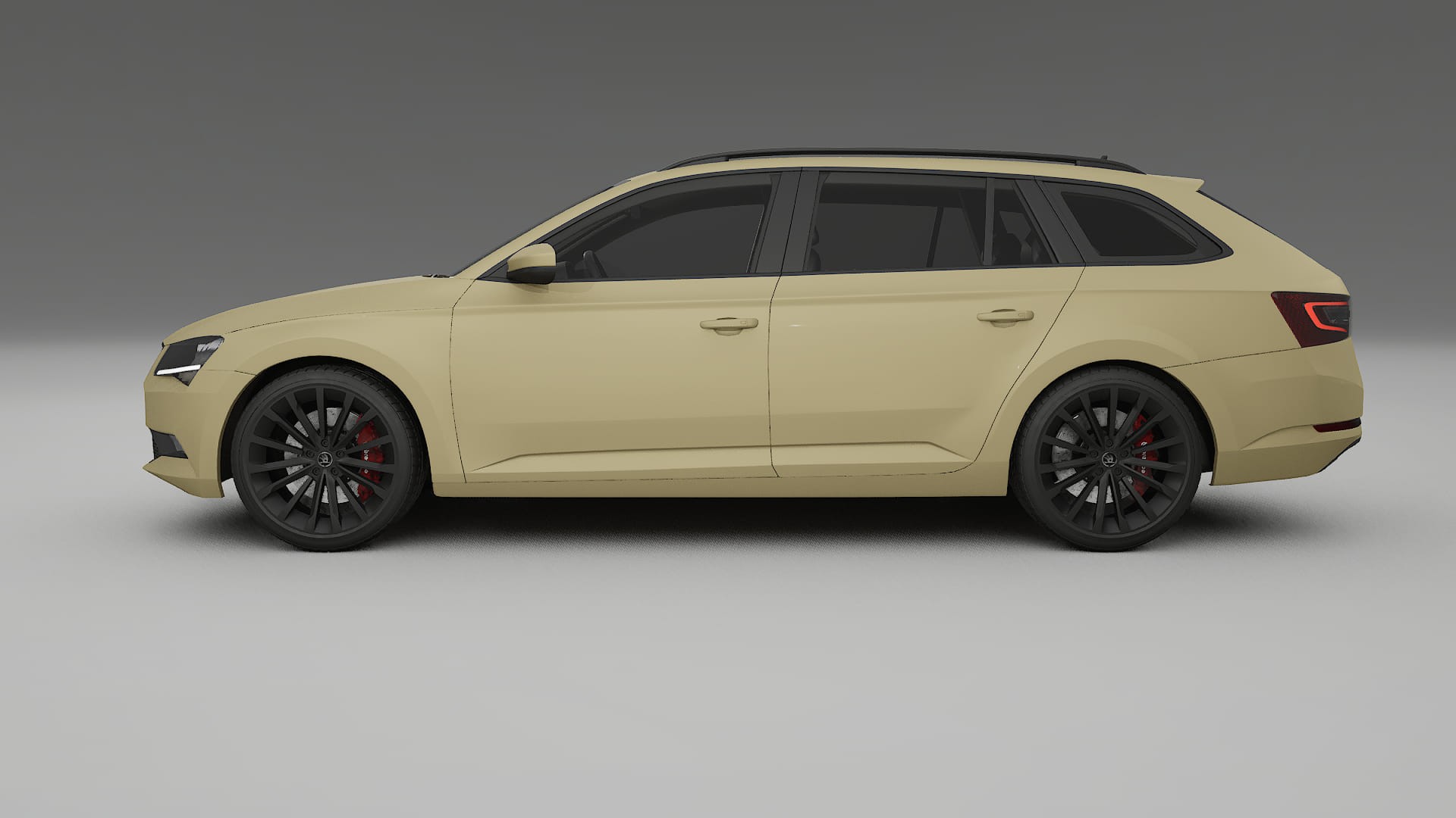 Škoda Superb B8 TPU Lackskyddsfilm | SAND Färgskiftande PPF – Komplett Förskuret Kit