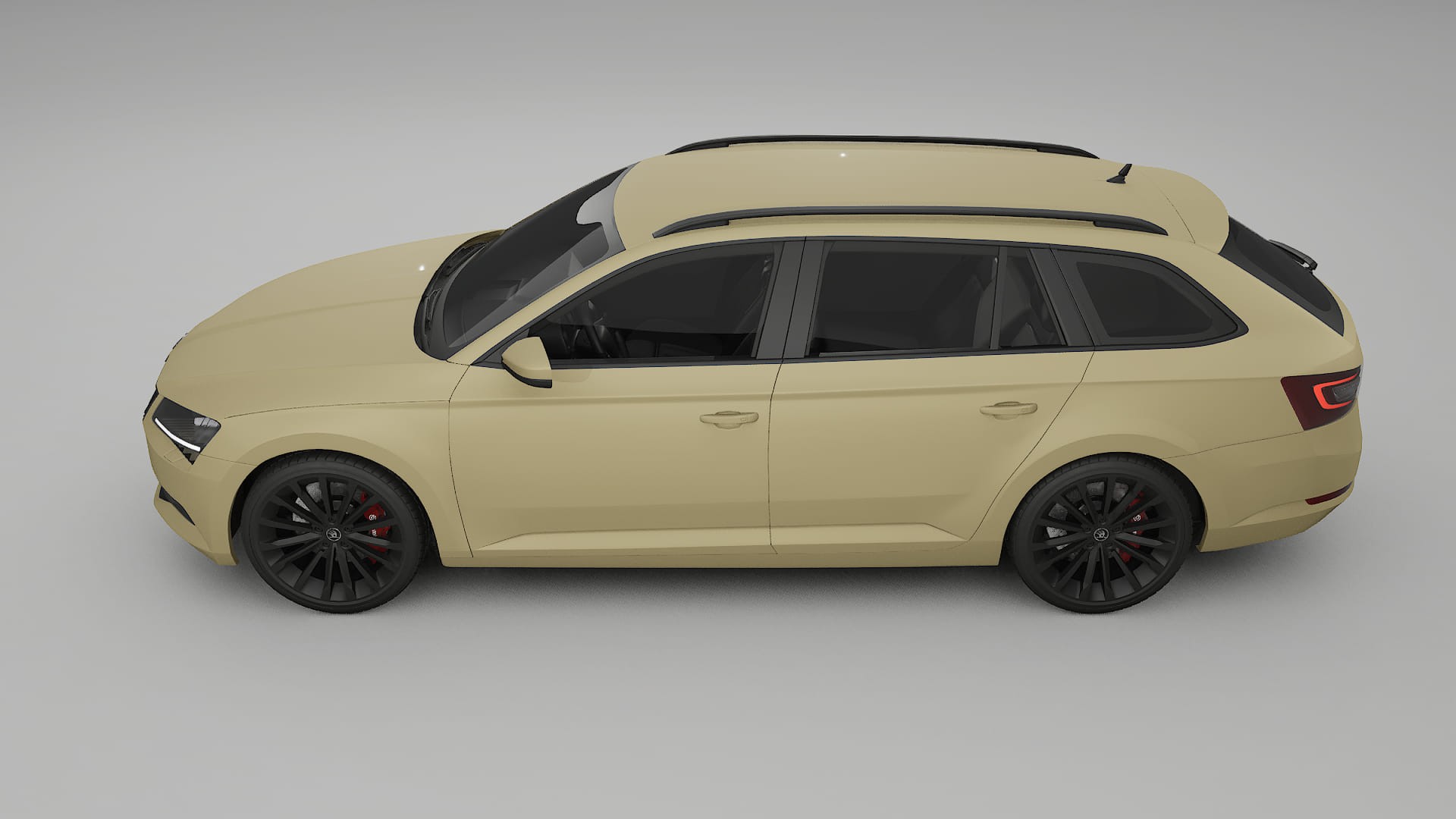 Škoda Superb B8 TPU Lackskyddsfilm | SAND Färgskiftande PPF – Komplett Förskuret Kit