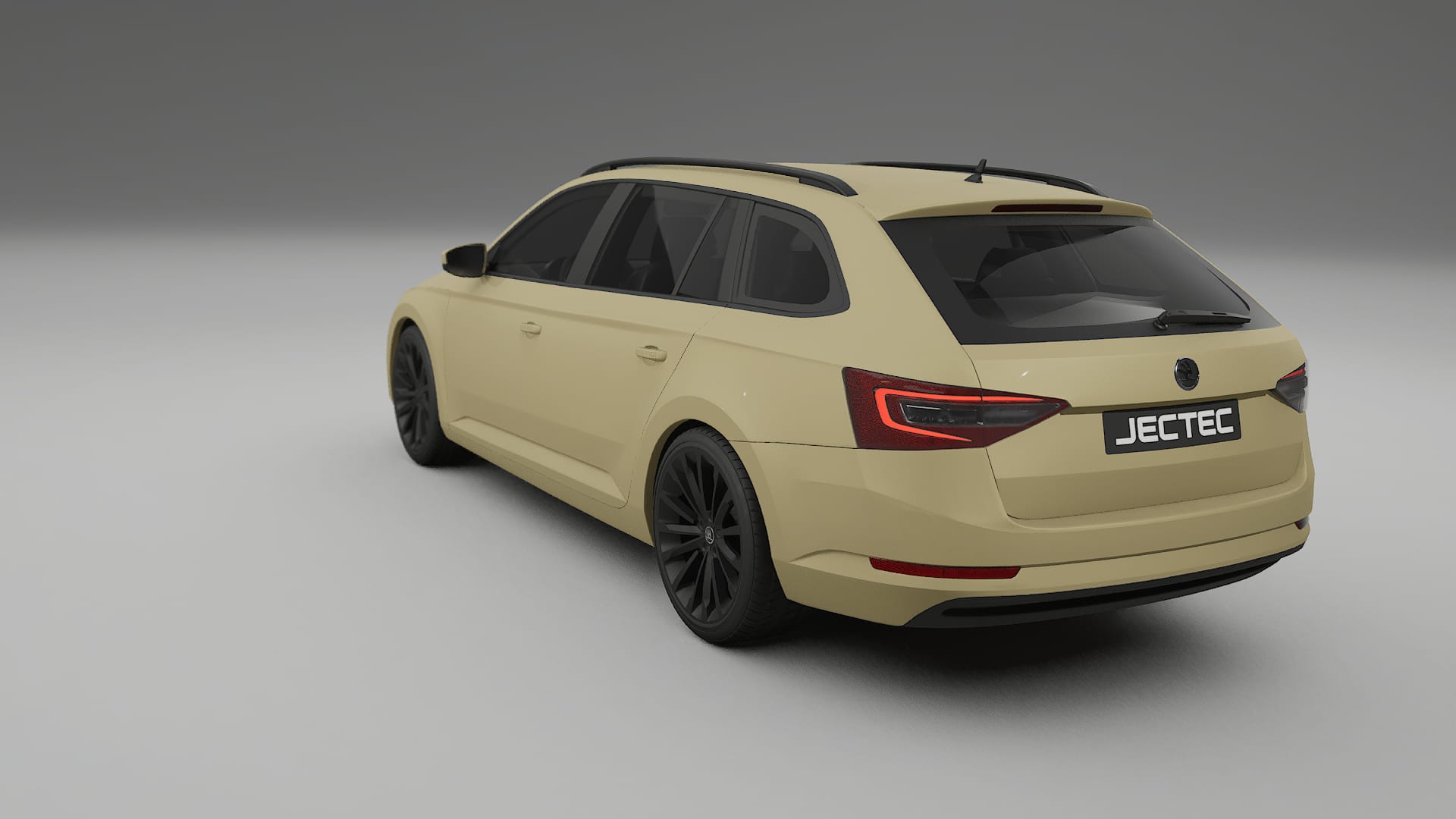 Škoda Superb B8 TPU Lackskyddsfilm | SAND Färgskiftande PPF – Komplett Förskuret Kit