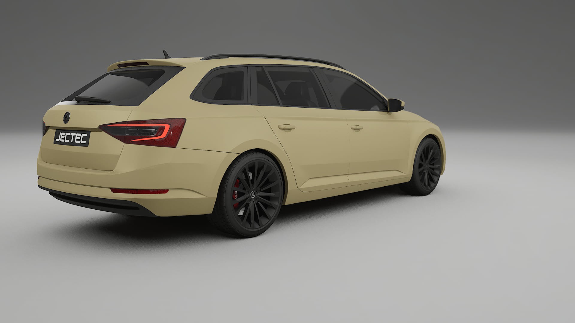 Škoda Superb B8 TPU Lackskyddsfilm | SAND Färgskiftande PPF – Komplett Förskuret Kit