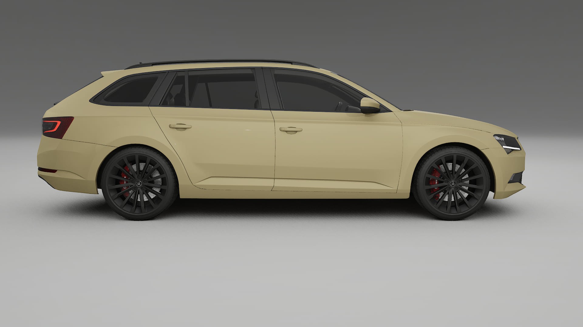 Škoda Superb B8 TPU Lackskyddsfilm | SAND Färgskiftande PPF – Komplett Förskuret Kit