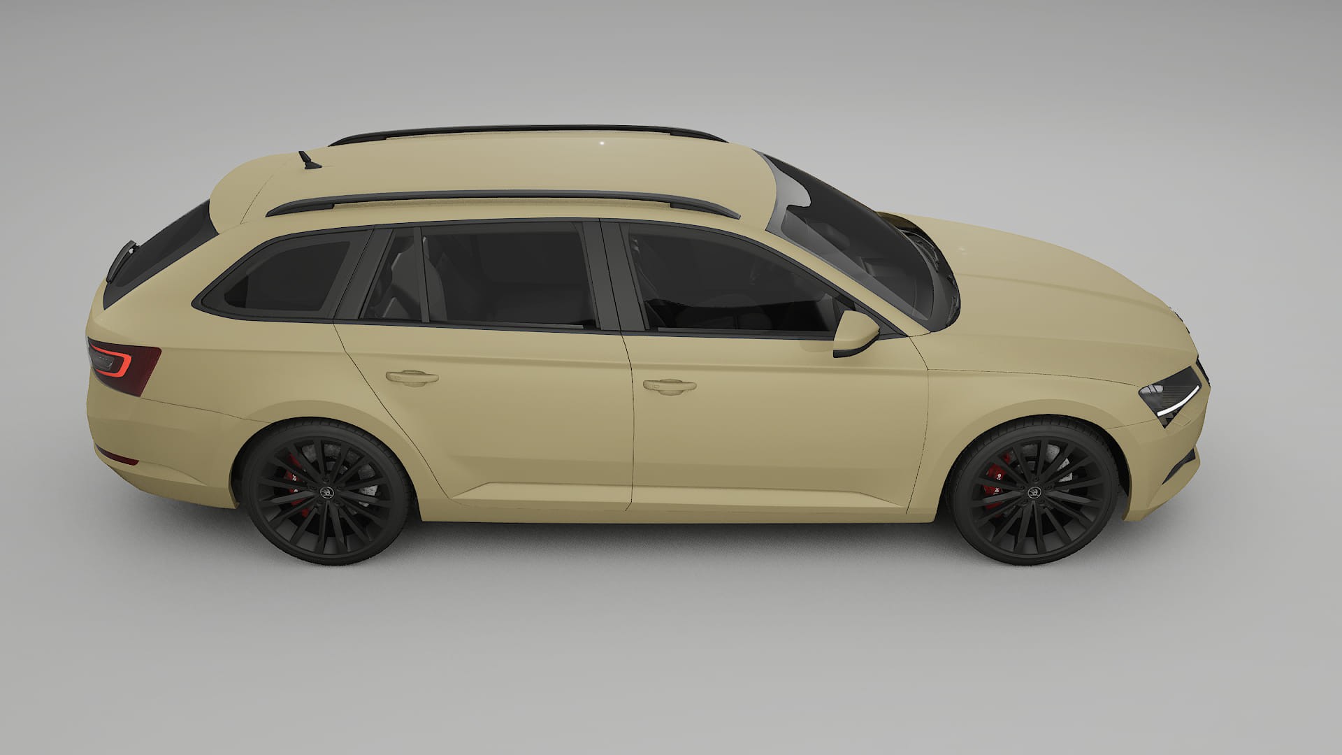 Škoda Superb B8 TPU Lackskyddsfilm | SAND Färgskiftande PPF – Komplett Förskuret Kit