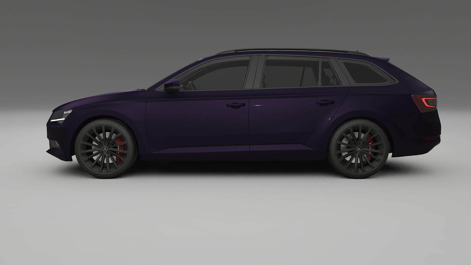 Škoda Superb B8 TPU Lackskyddsfilm | VIOLET Färgskiftande PPF – Komplett Förskuret Kit