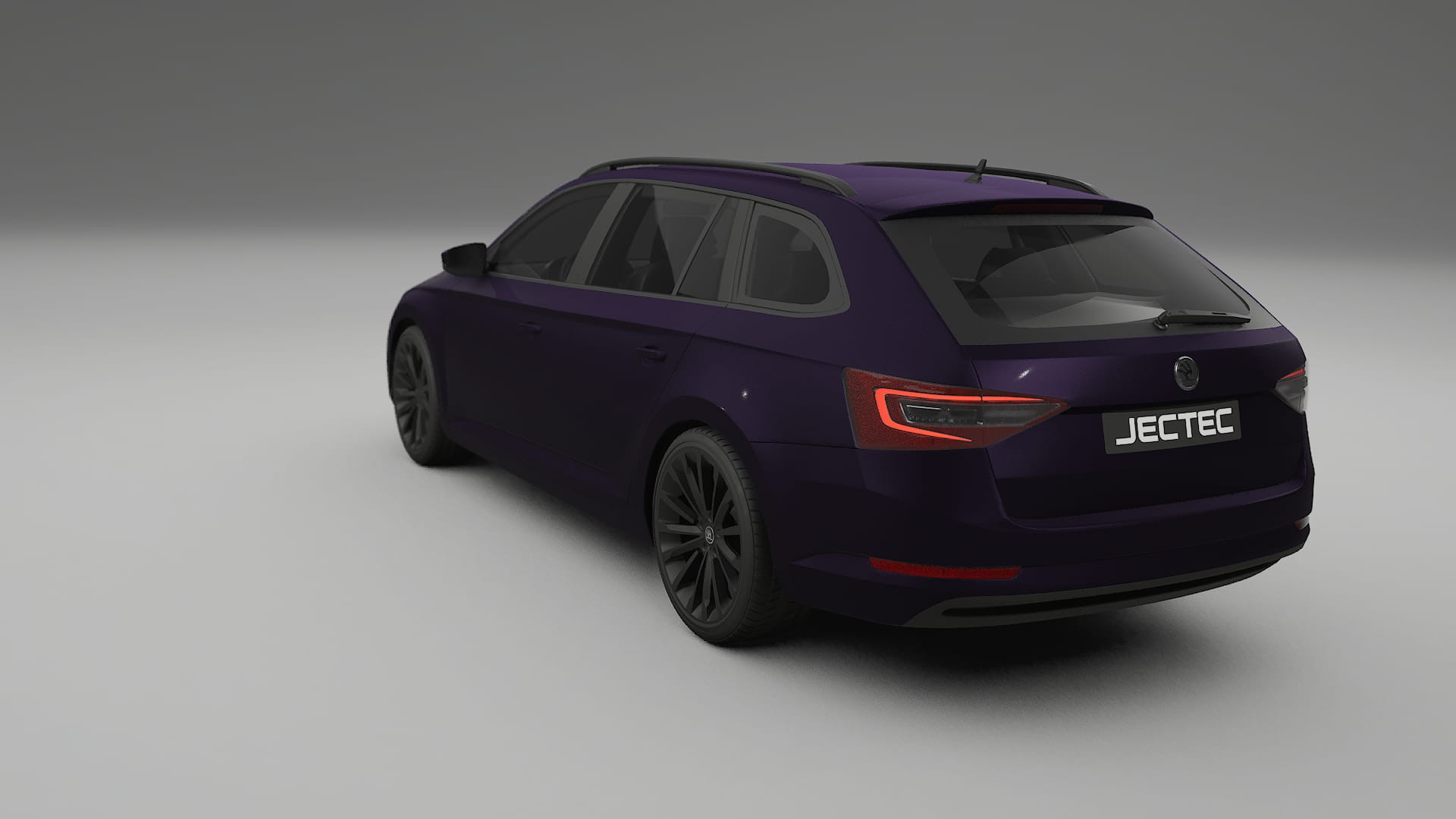 Škoda Superb B8 TPU Lackskyddsfilm | VIOLET Färgskiftande PPF – Komplett Förskuret Kit