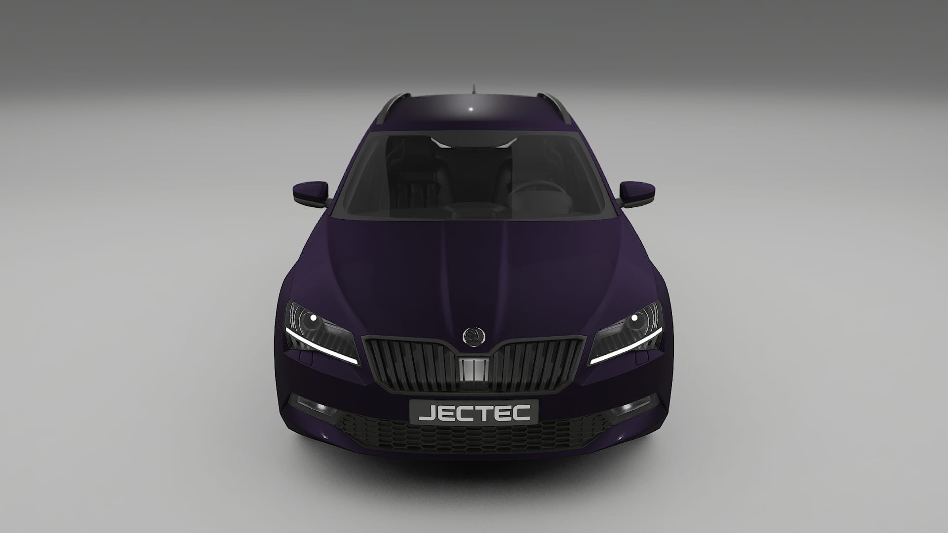 Škoda Superb B8 TPU Lackskyddsfilm | VIOLET Färgskiftande PPF – Komplett Förskuret Kit