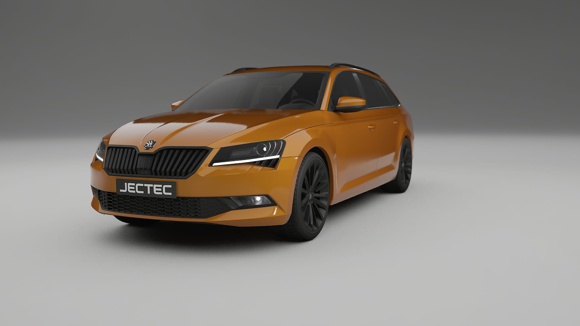 Škoda Superb B8 TPU Lackskyddsfilm | DAISY Färgskiftande PPF – Komplett Förskuret Kit