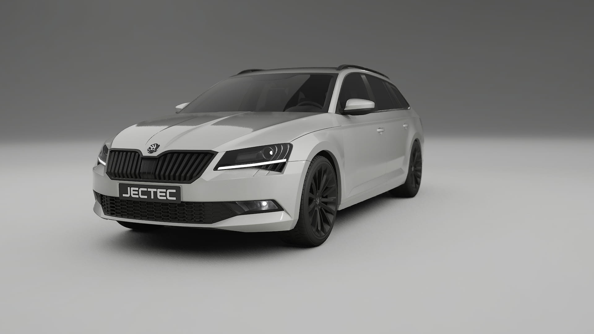 Škoda Superb B8 TPU Lackskyddsfilm | PEARL Färgskiftande PPF – Komplett Förskuret Kit