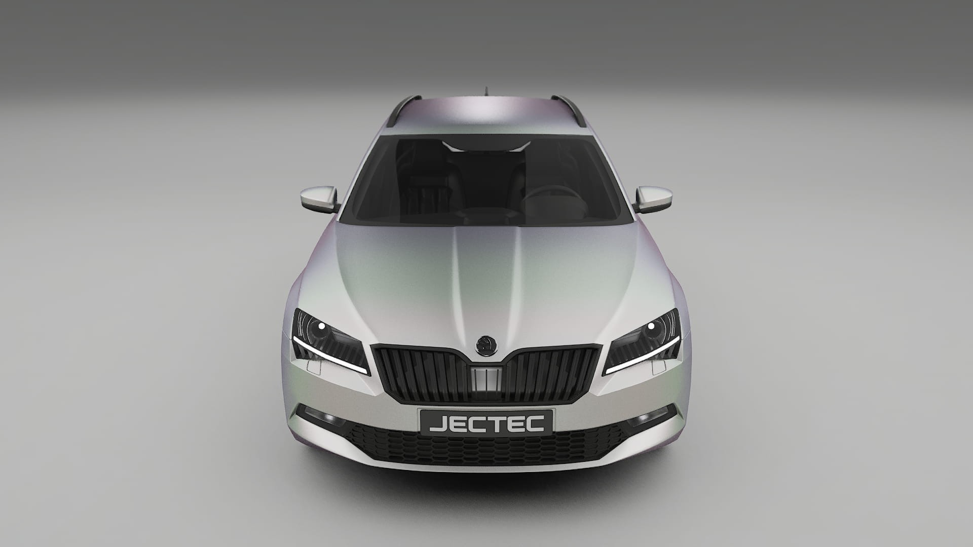 Škoda Superb B8 TPU Lackskyddsfilm | NEBULA Färgskiftande PPF – Komplett Förskuret Kit