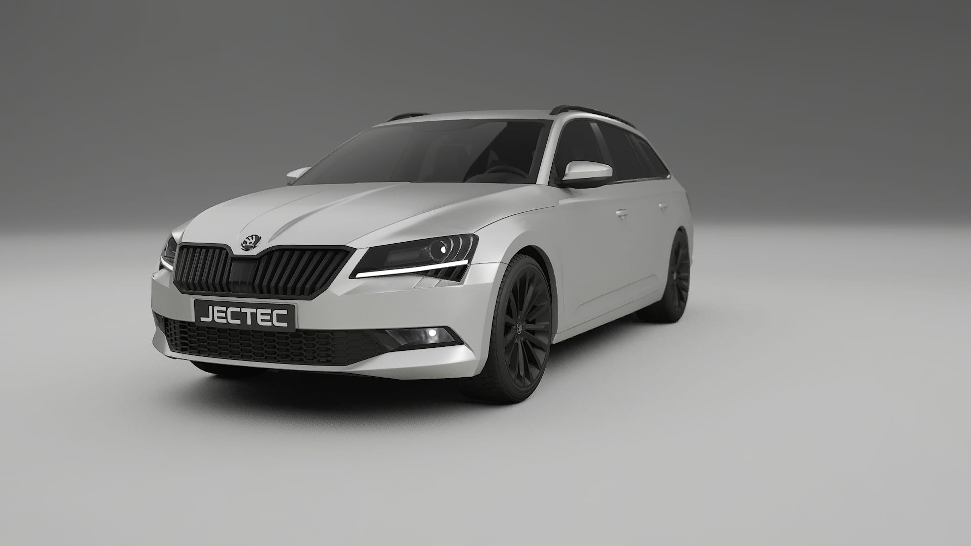 Škoda Superb B8 TPU Lackskyddsfilm | OPAL Färgskiftande PPF – Komplett Förskuret Kit