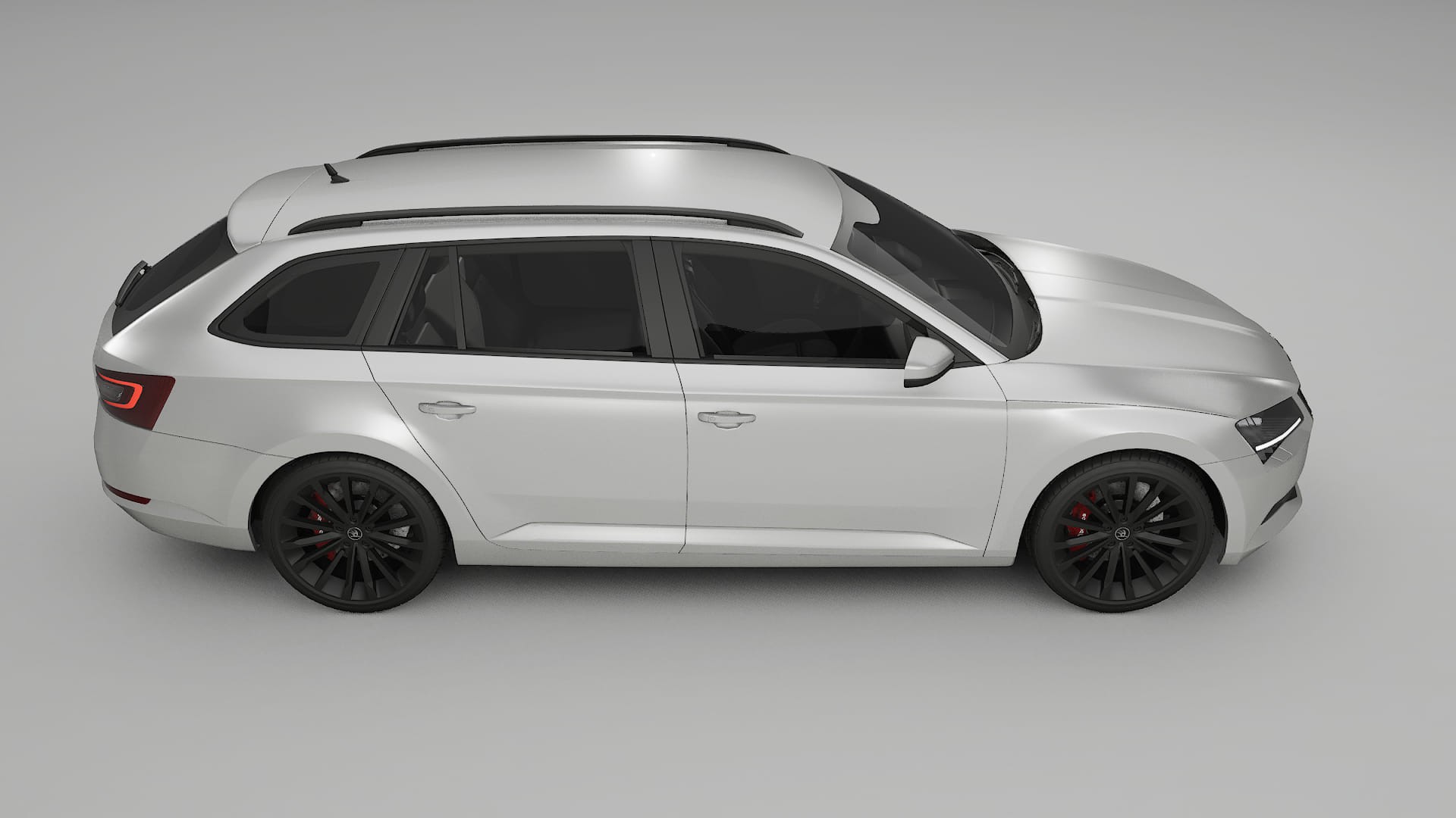 Škoda Superb B8 TPU Lackskyddsfilm | OPAL Färgskiftande PPF – Komplett Förskuret Kit