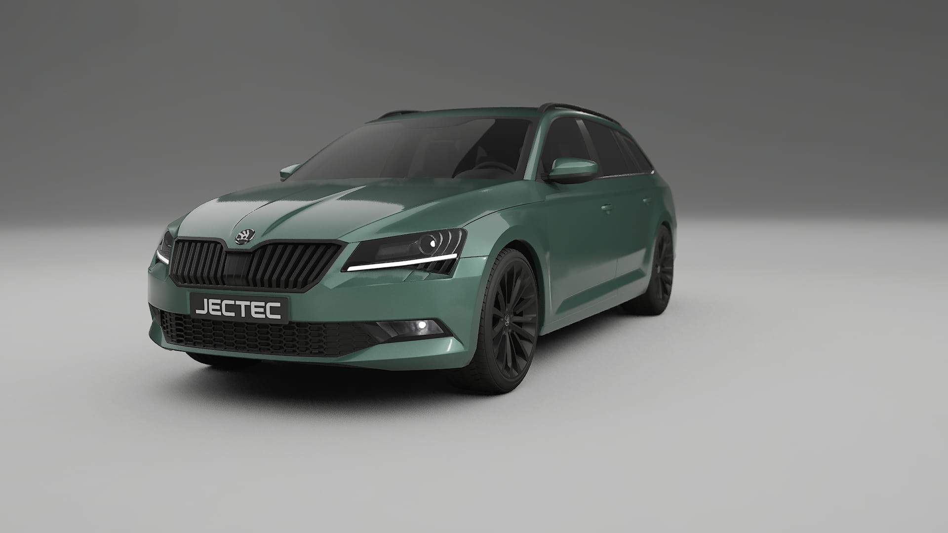 Škoda Superb B8 TPU Lackskyddsfilm | EVERGREEN Färgskiftande PPF – Komplett Förskuret Kit