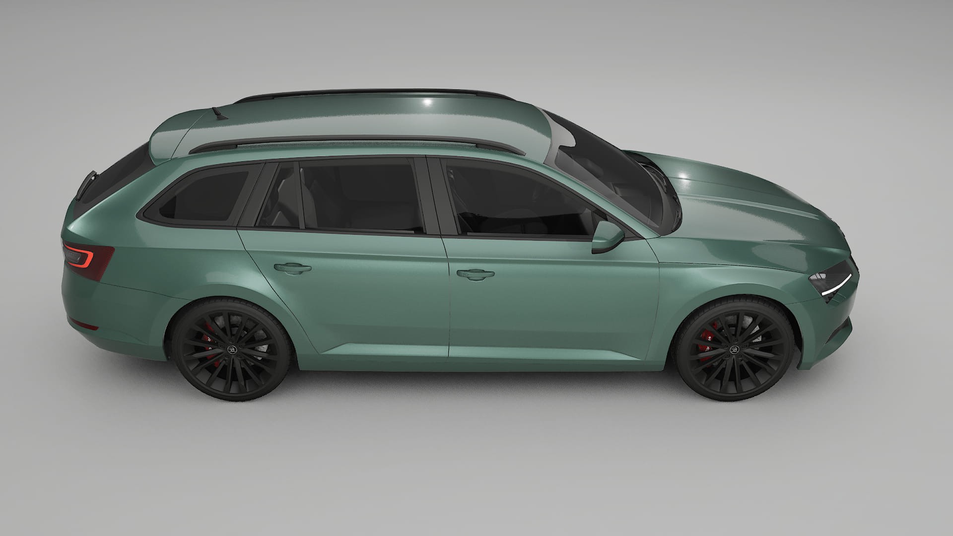 Škoda Superb B8 TPU Lackskyddsfilm | EVERGREEN Färgskiftande PPF – Komplett Förskuret Kit