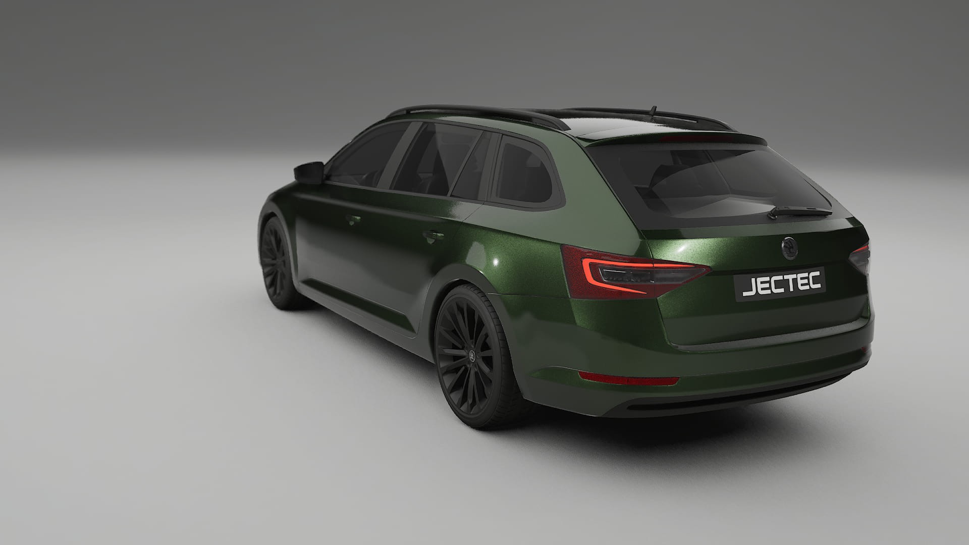 Škoda Superb B8 TPU Lackskyddsfilm | LAGOON Färgskiftande PPF – Komplett Förskuret Kit