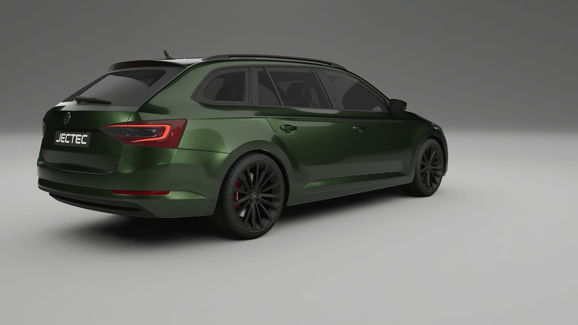 Škoda Superb B8 TPU Lackskyddsfilm | LAGOON Färgskiftande PPF – Komplett Förskuret Kit