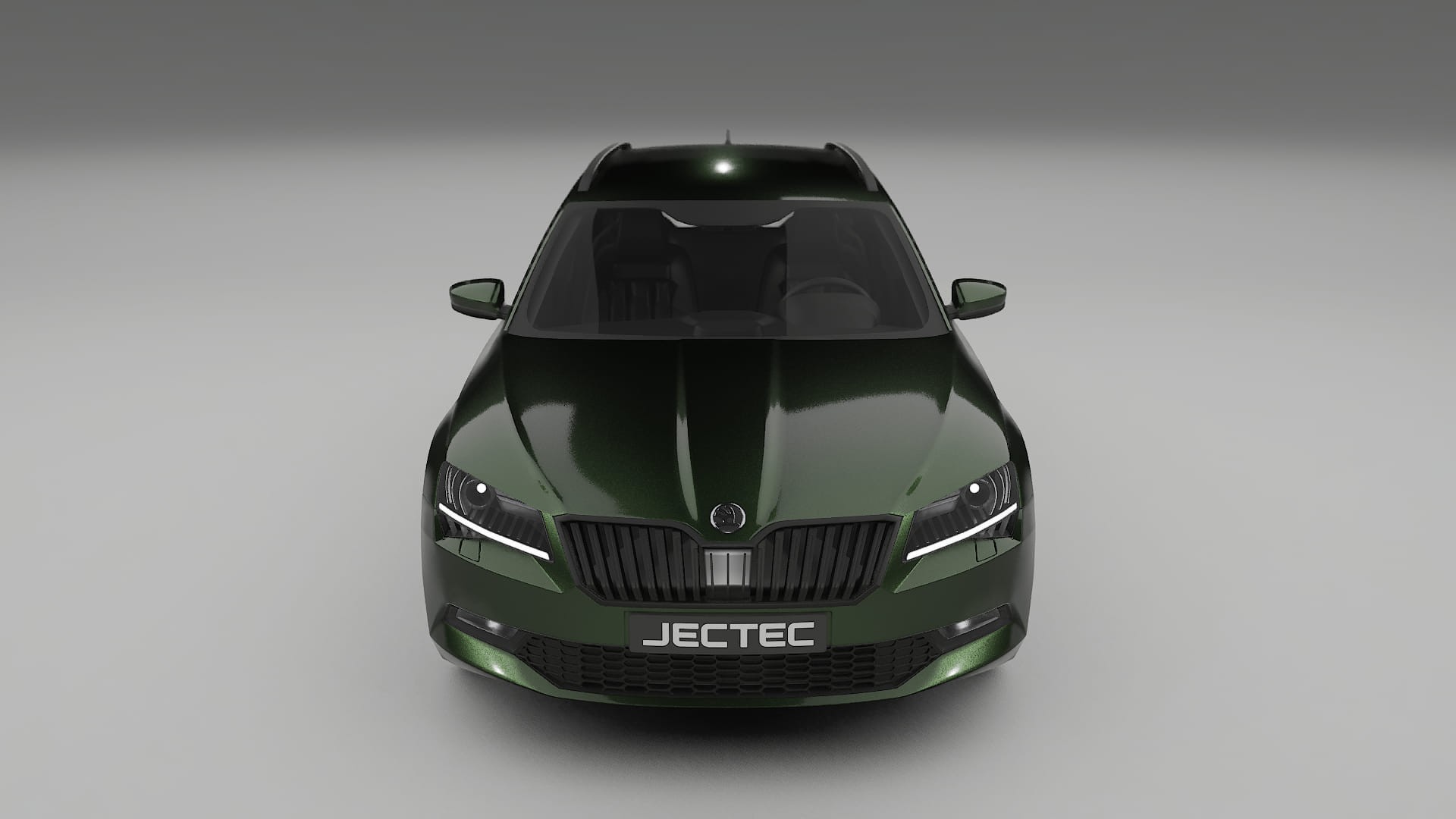 Škoda Superb B8 TPU Lackskyddsfilm | LAGOON Färgskiftande PPF – Komplett Förskuret Kit