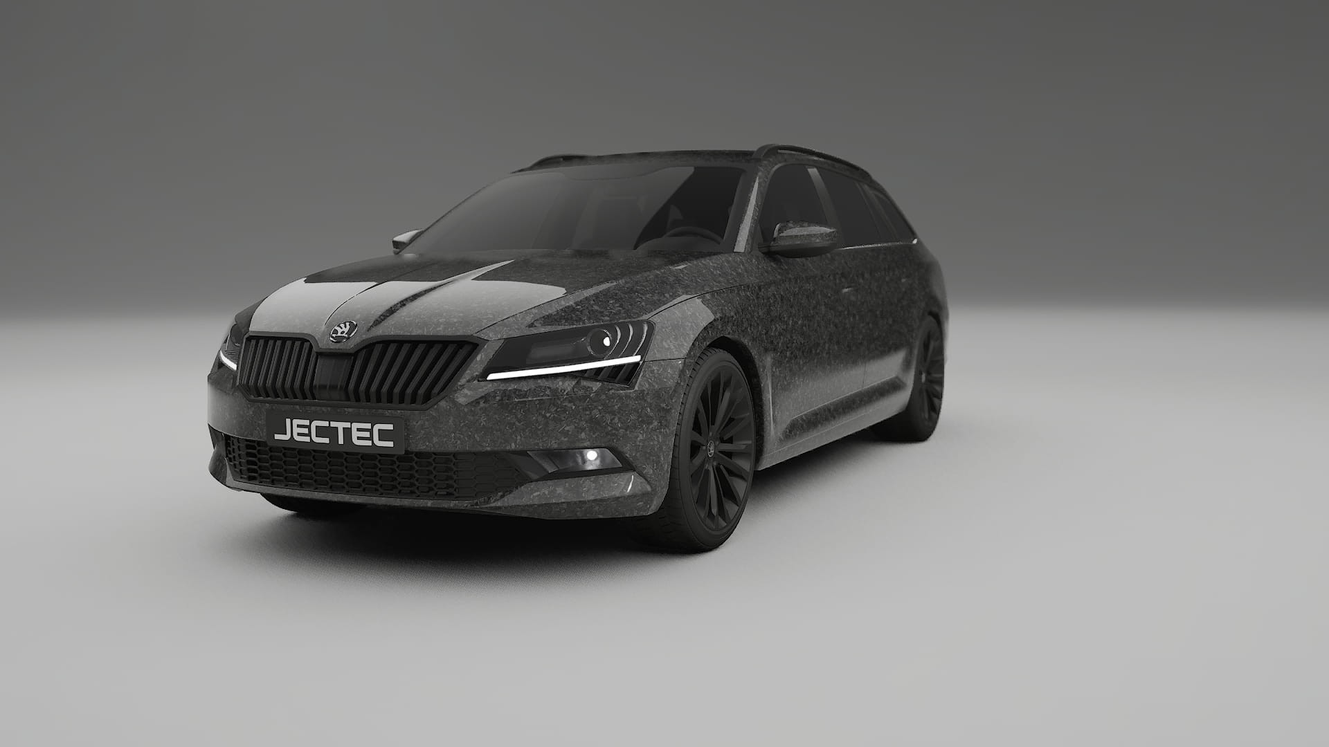 Škoda Superb B8 TPU Lackskyddsfilm | FORGED S Färgskiftande PPF – Komplett Förskuret Kit