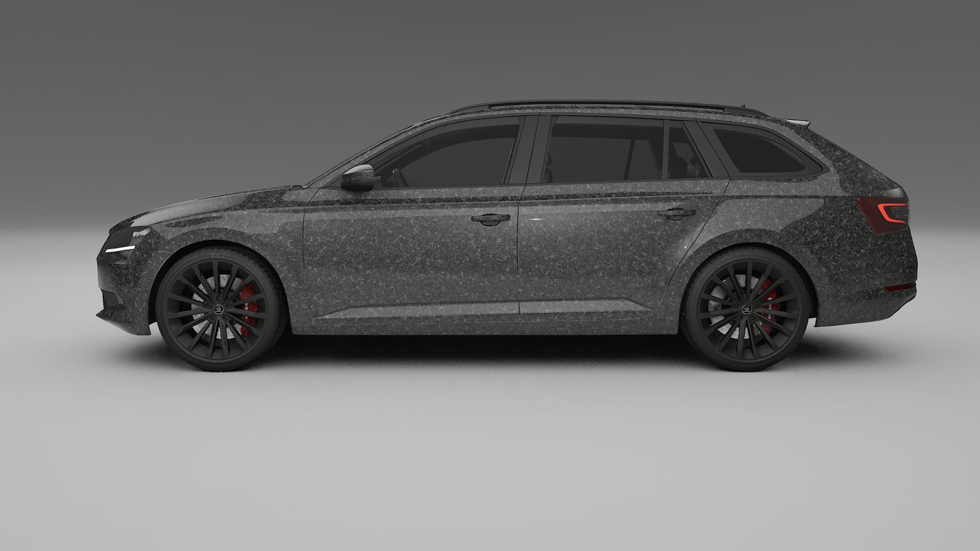 Škoda Superb B8 TPU Lackskyddsfilm | FORGED S Färgskiftande PPF – Komplett Förskuret Kit
