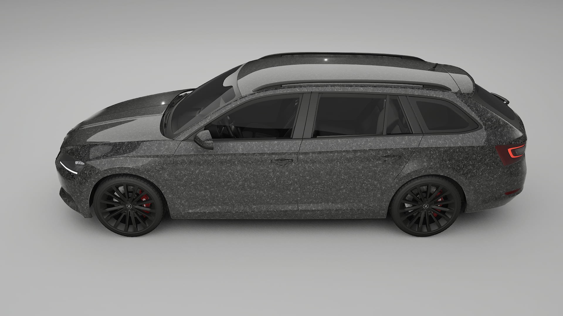 Škoda Superb B8 TPU Lackskyddsfilm | FORGED S Färgskiftande PPF – Komplett Förskuret Kit