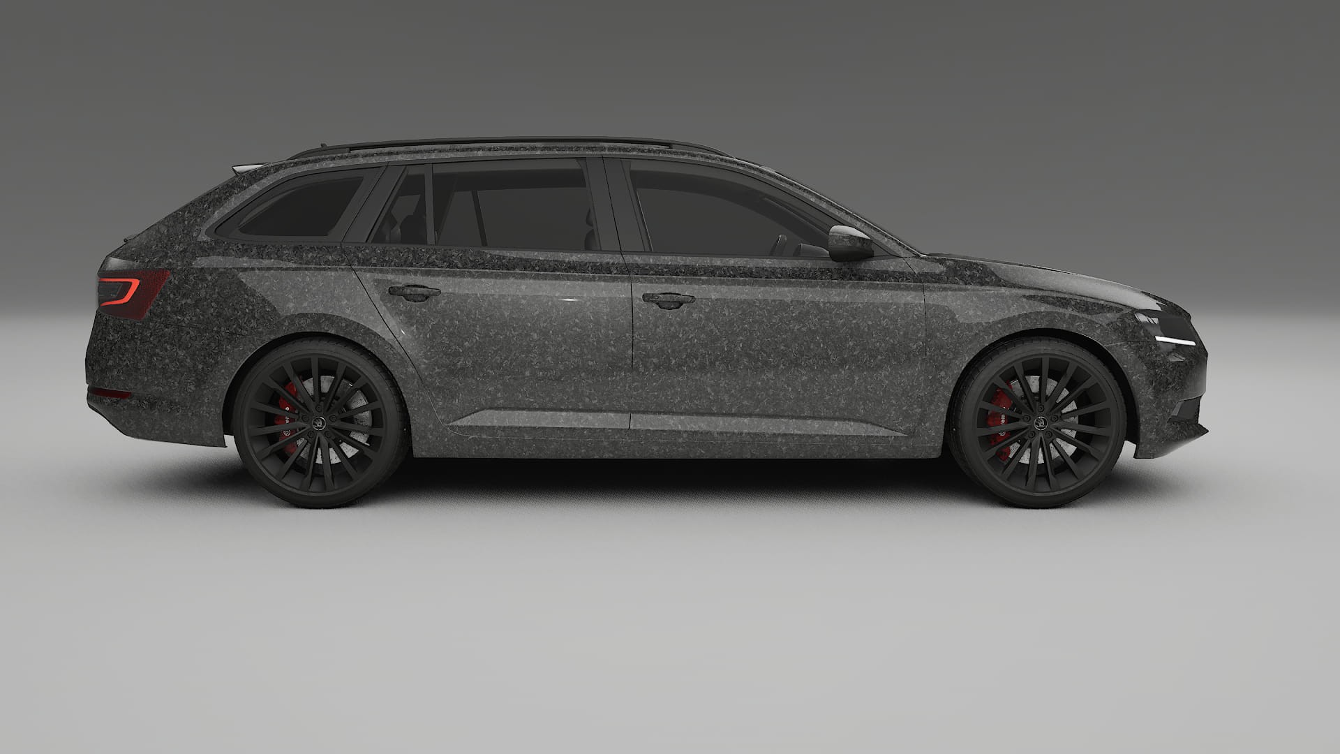 Škoda Superb B8 TPU Lackskyddsfilm | FORGED S Färgskiftande PPF – Komplett Förskuret Kit