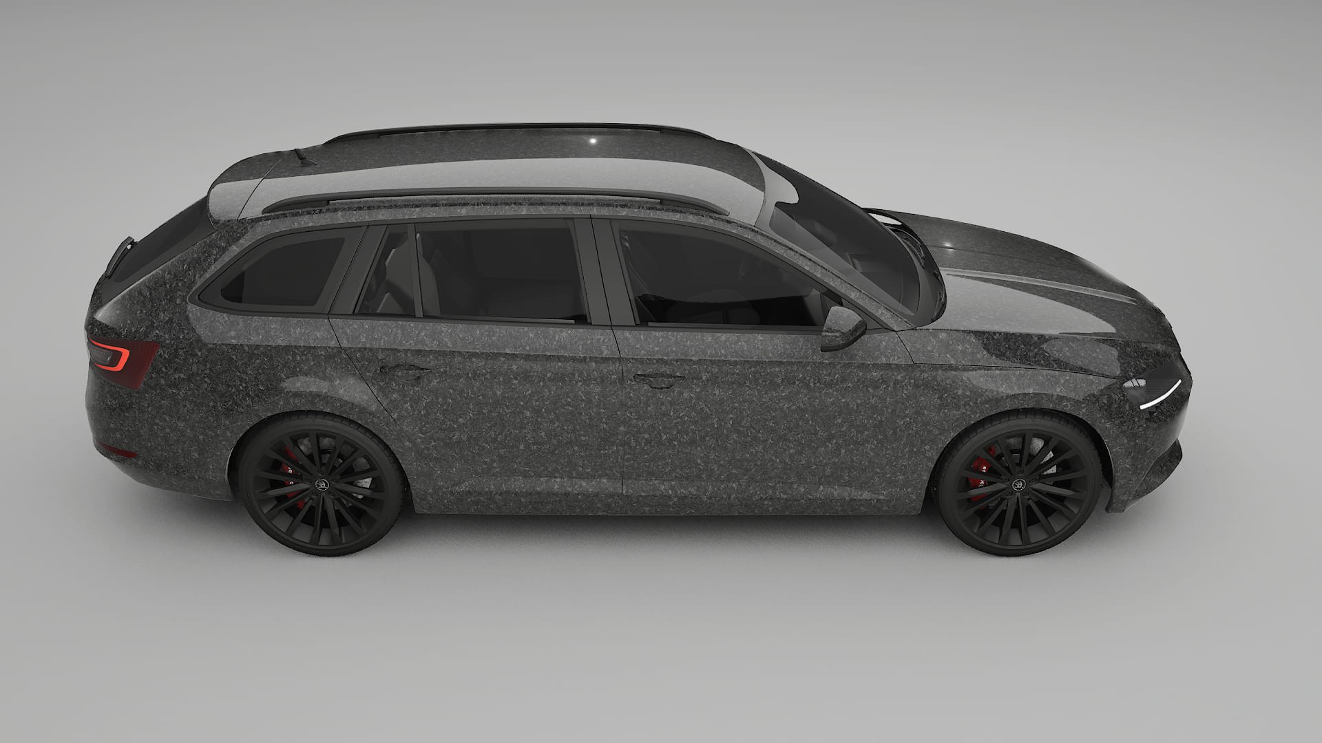 Škoda Superb B8 TPU Lackskyddsfilm | FORGED S Färgskiftande PPF – Komplett Förskuret Kit