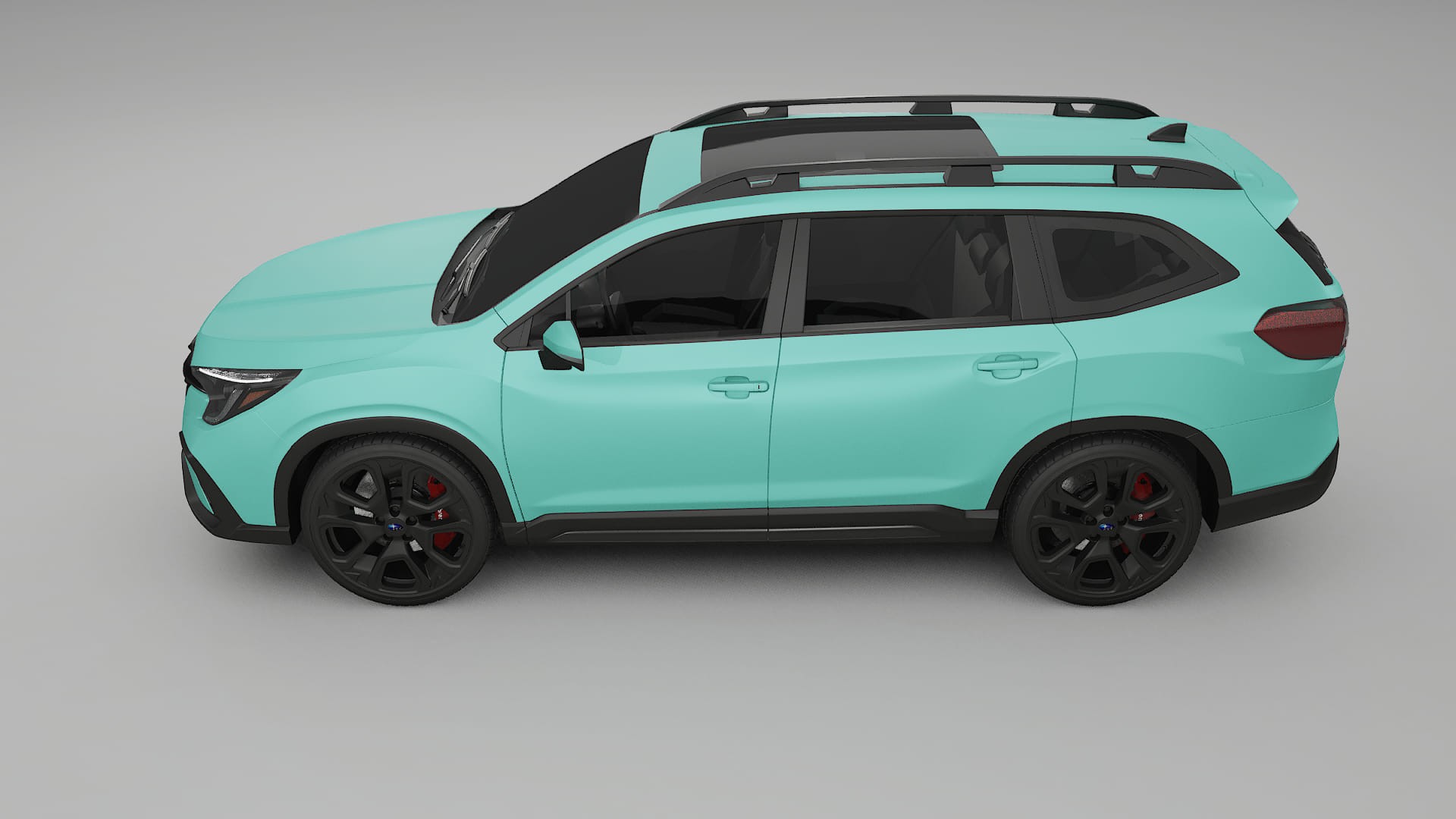 Subaru Ascent BT facelift LCI TPU Lackskyddsfilm | FROST Färgskiftande PPF – Komplett Förskuret Kit